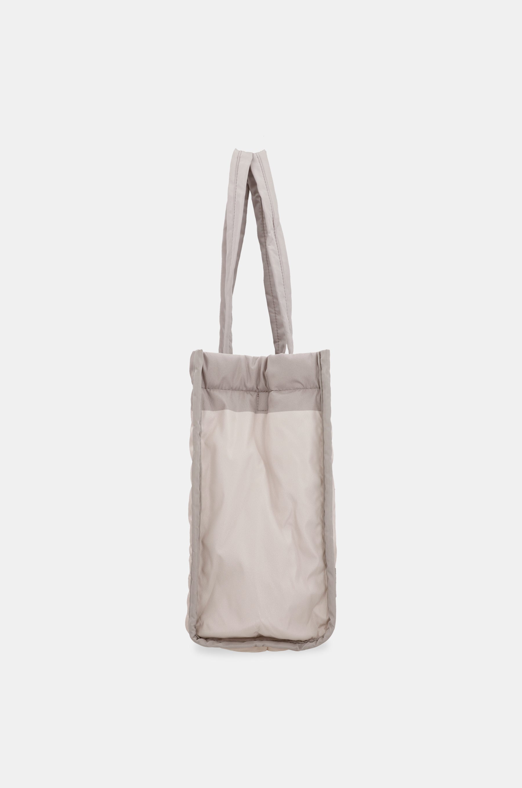 Bolso acolchado de playa blanco