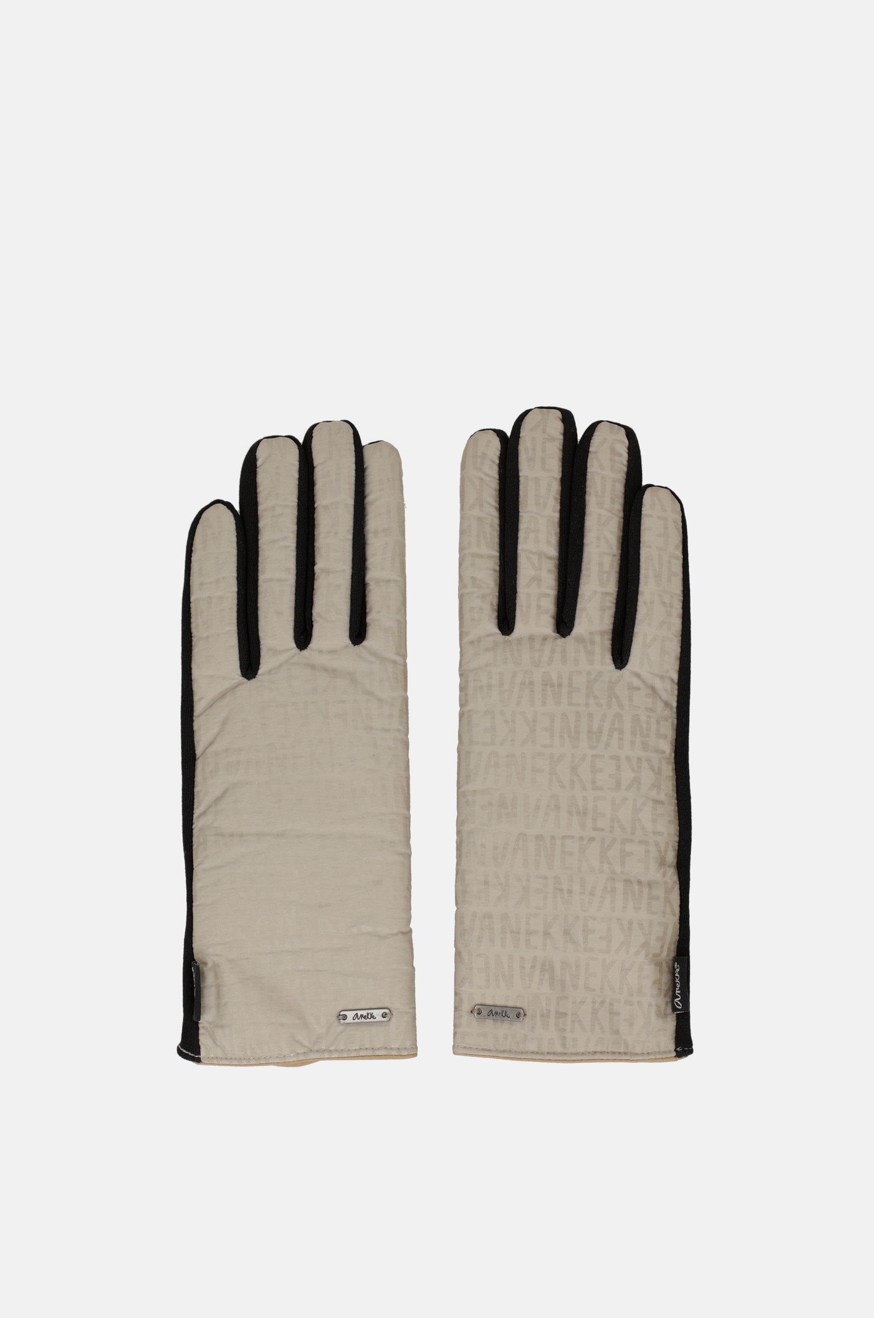 Guantes negros y beige Contemporary