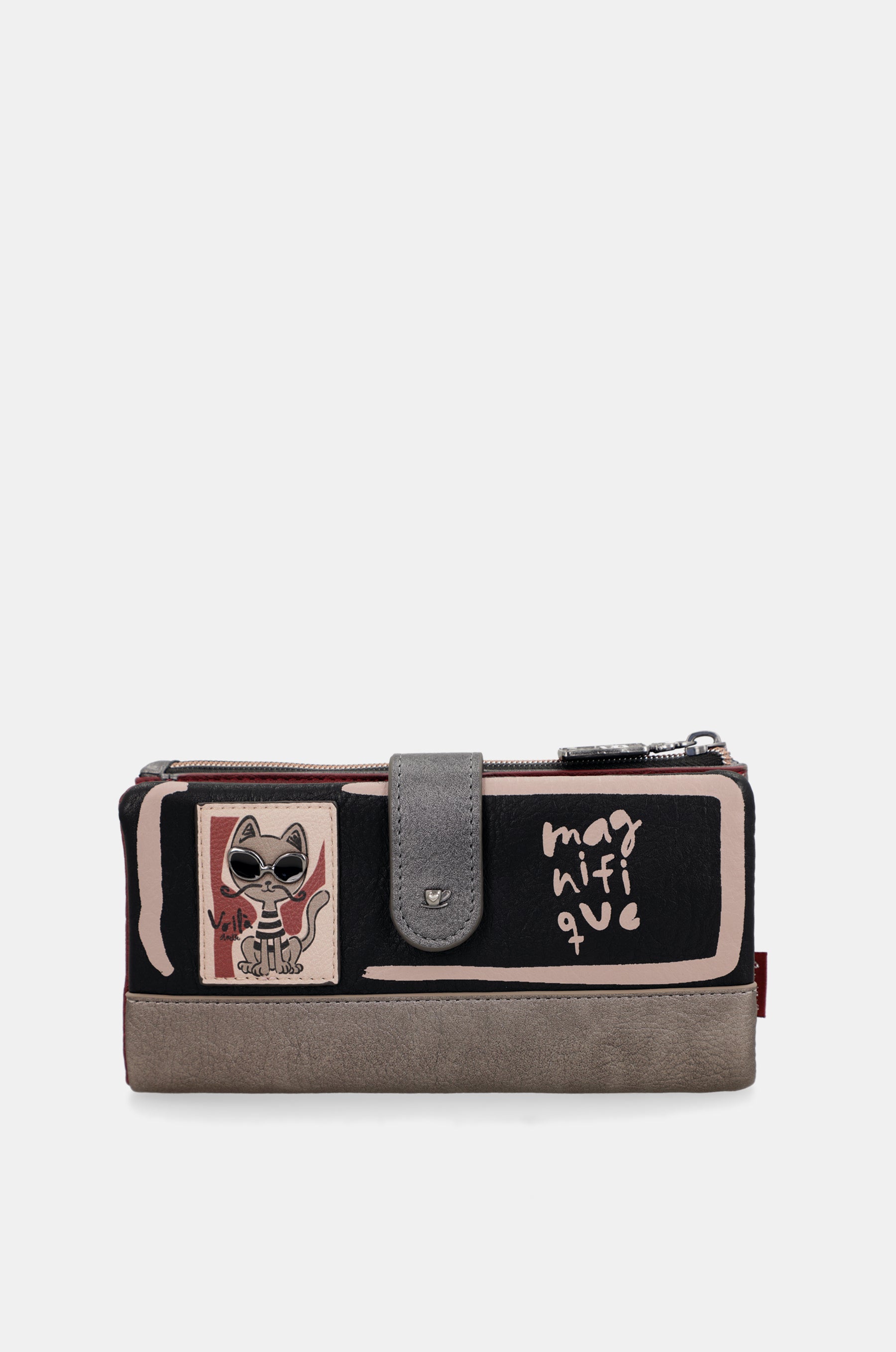 Billetero grande flexible RFID Parisian
