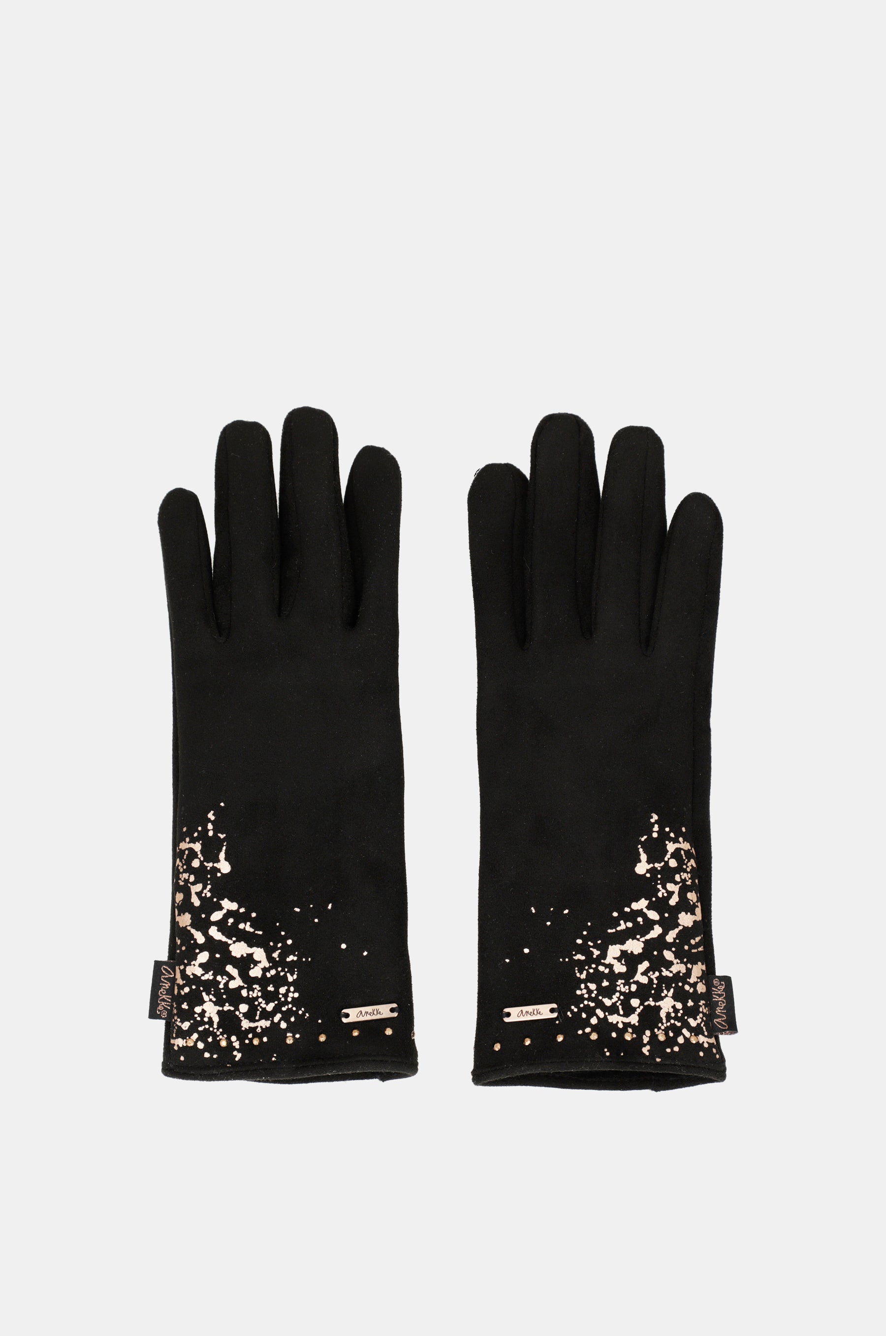 Guantes interior forrado negro