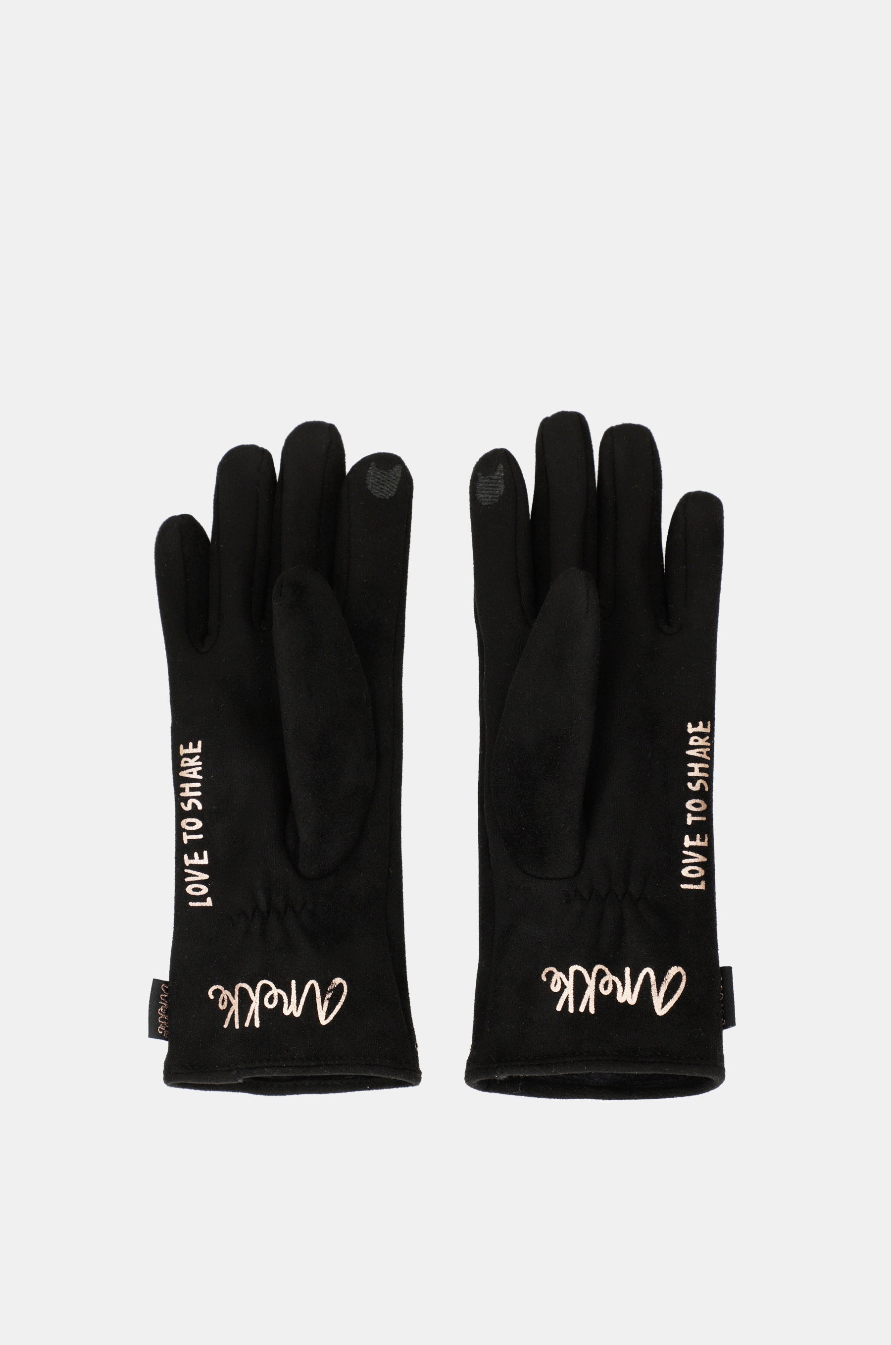 Guantes interior forrado negro