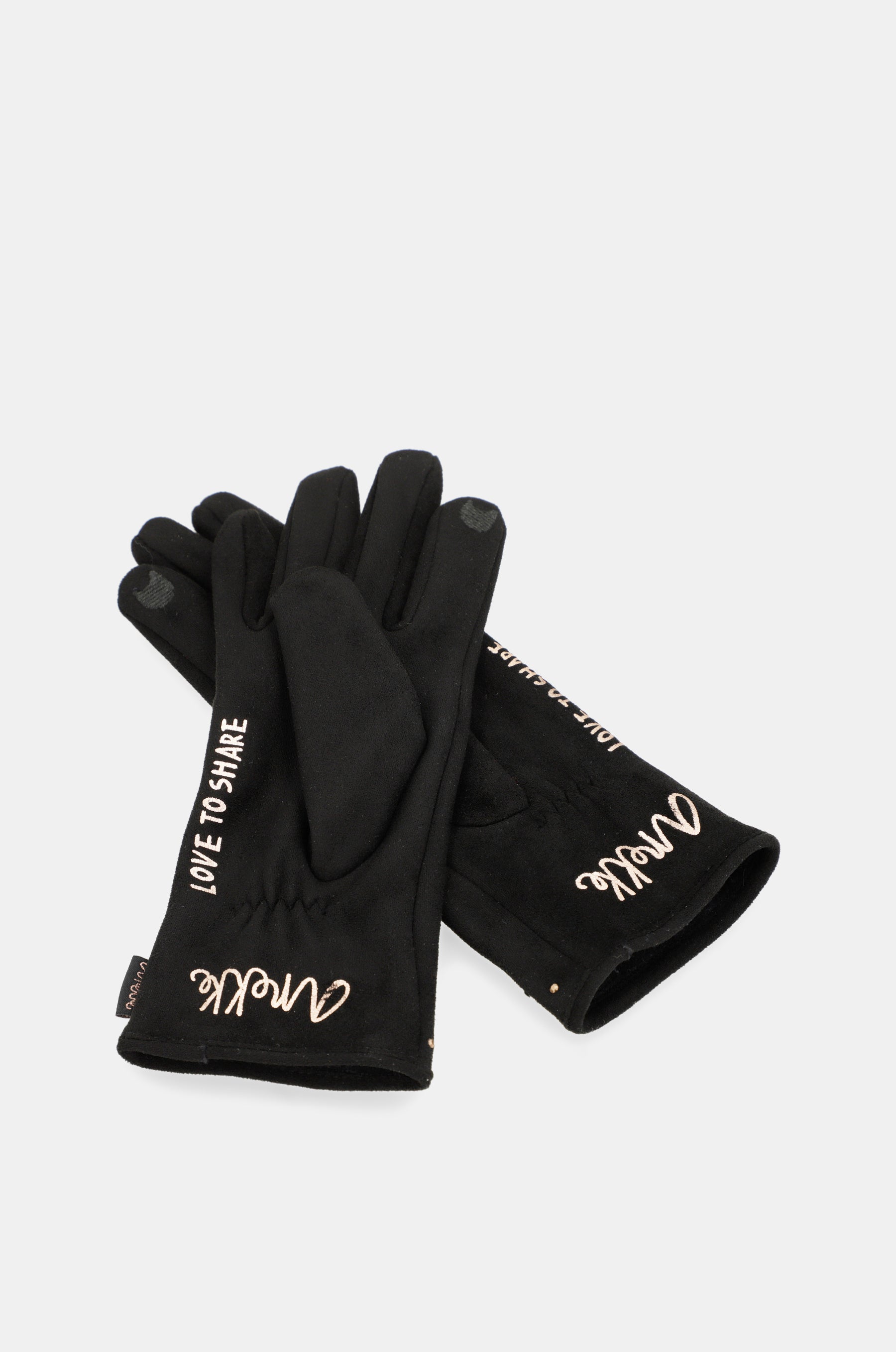 Guantes interior forrado negro