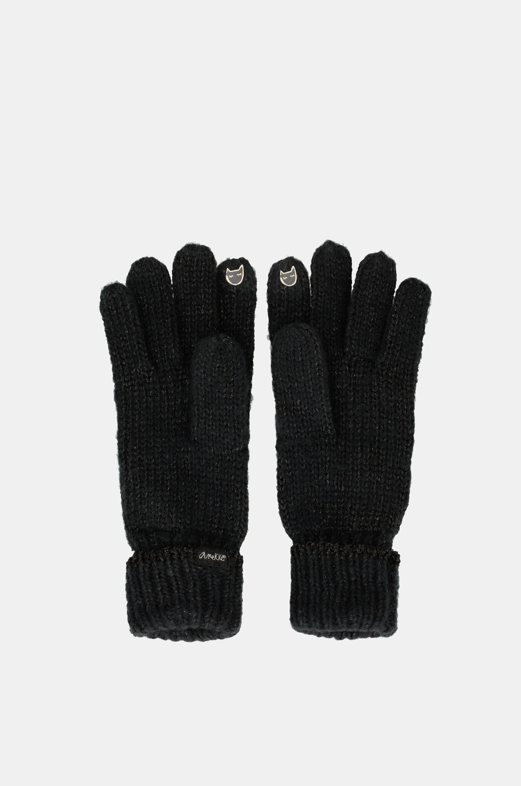 Guantes logomanía negro