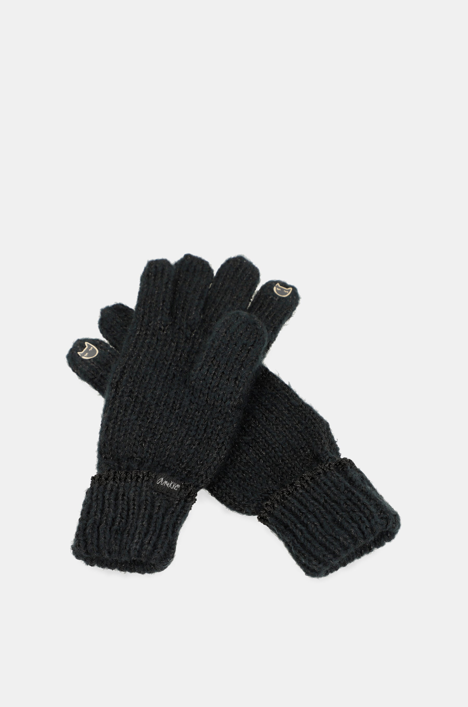 Guantes logomanía negro