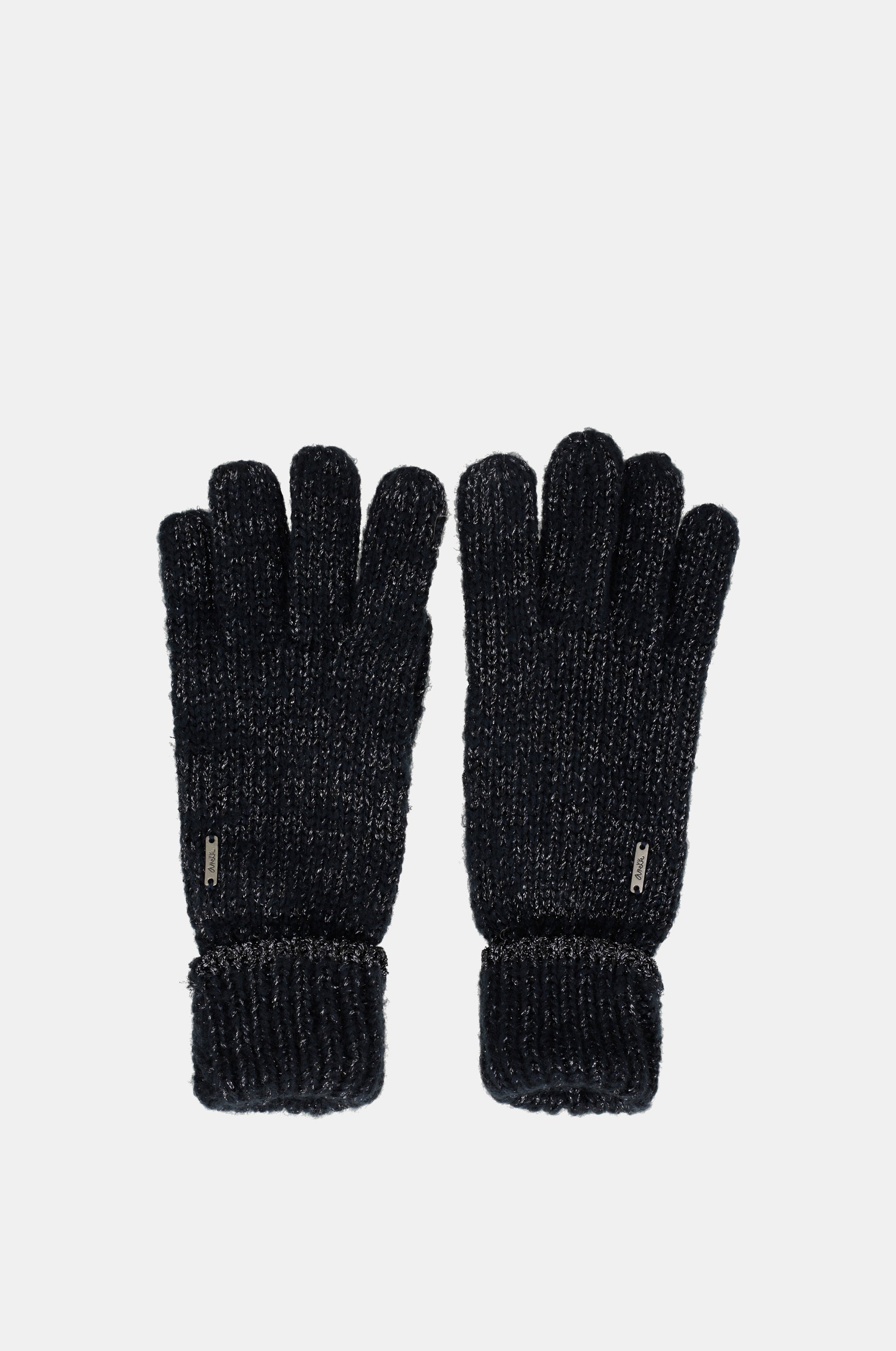 Guantes logomanía azul marino