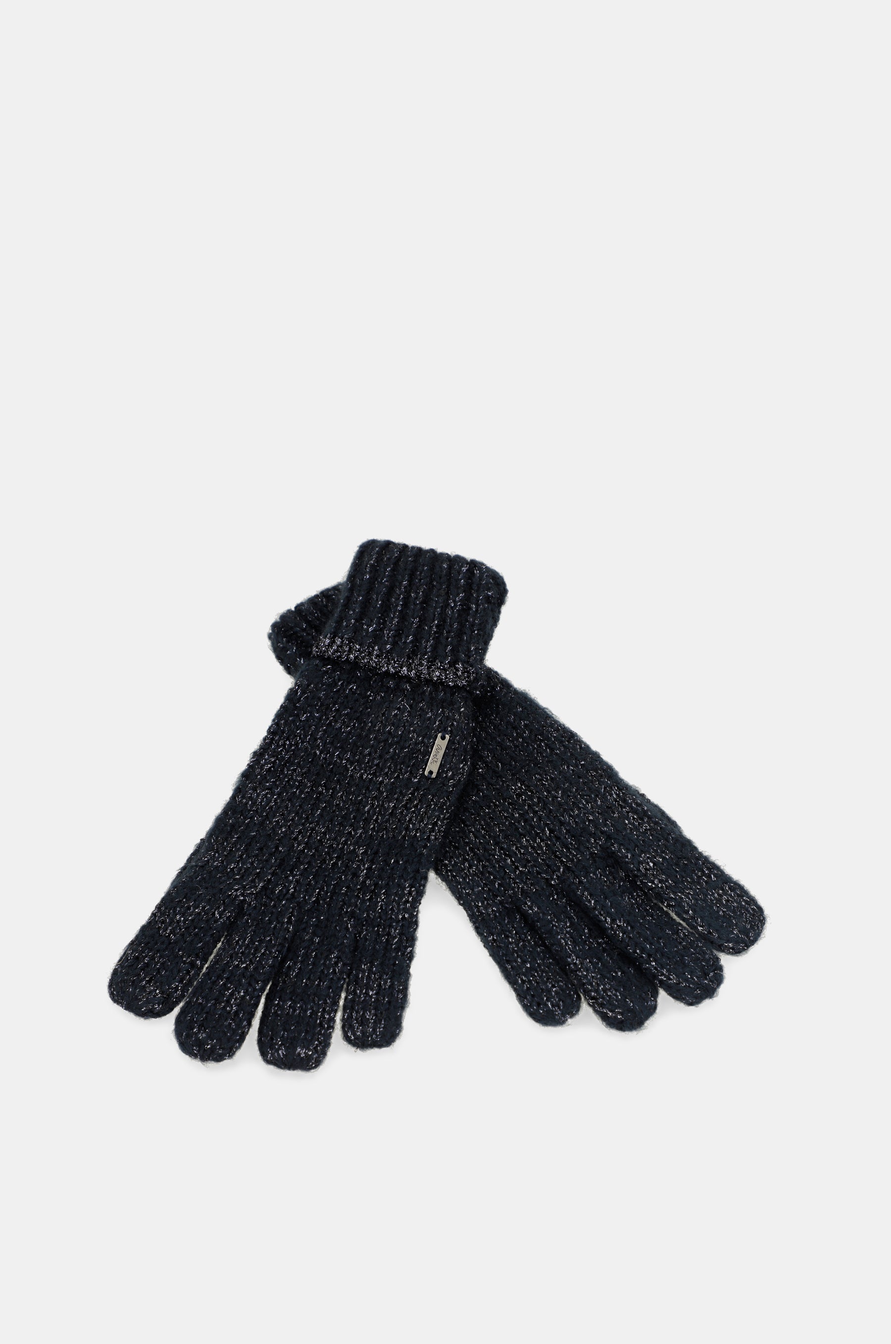 Guantes logomanía azul marino