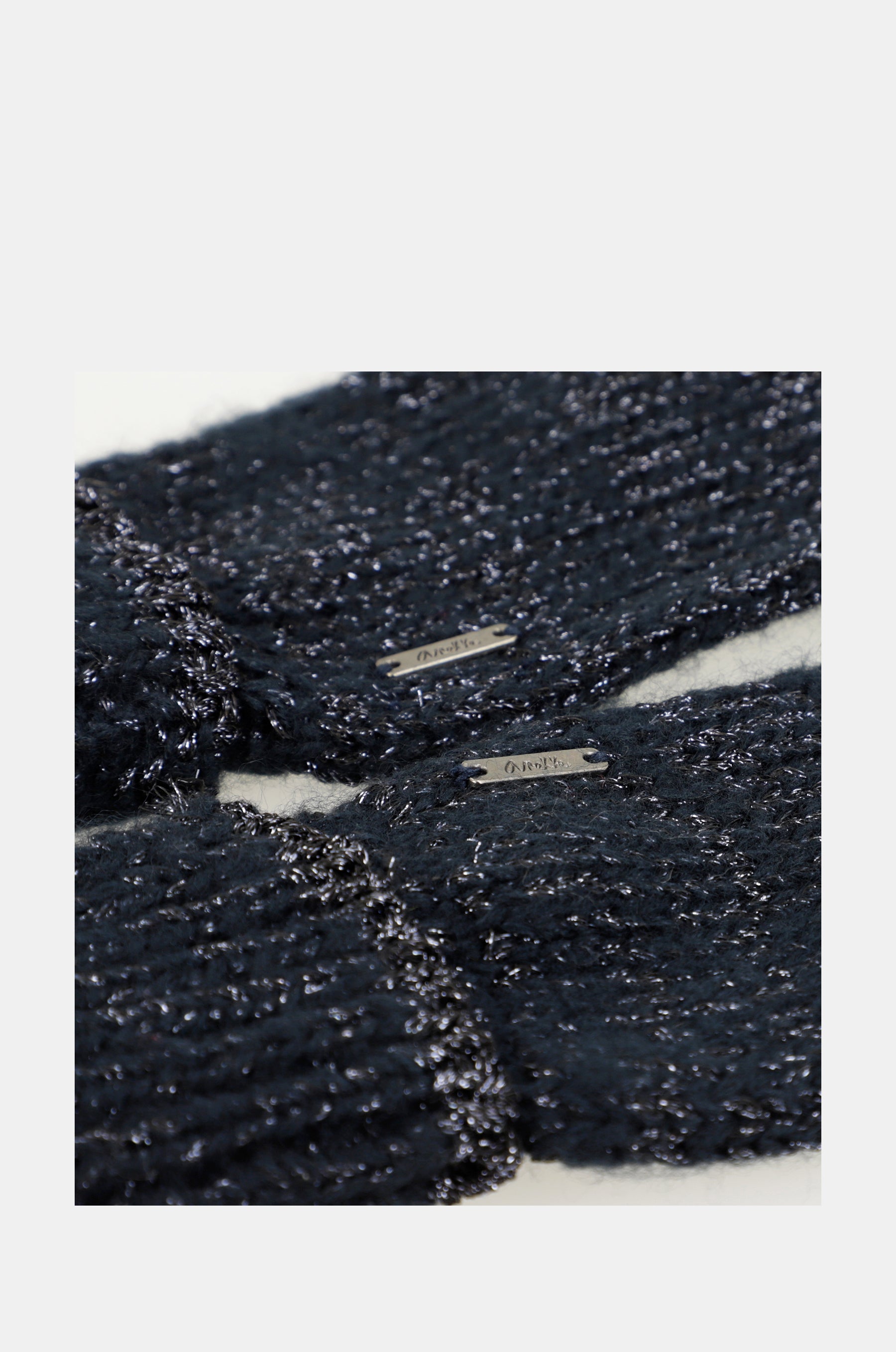 Guantes logomanía azul marino
