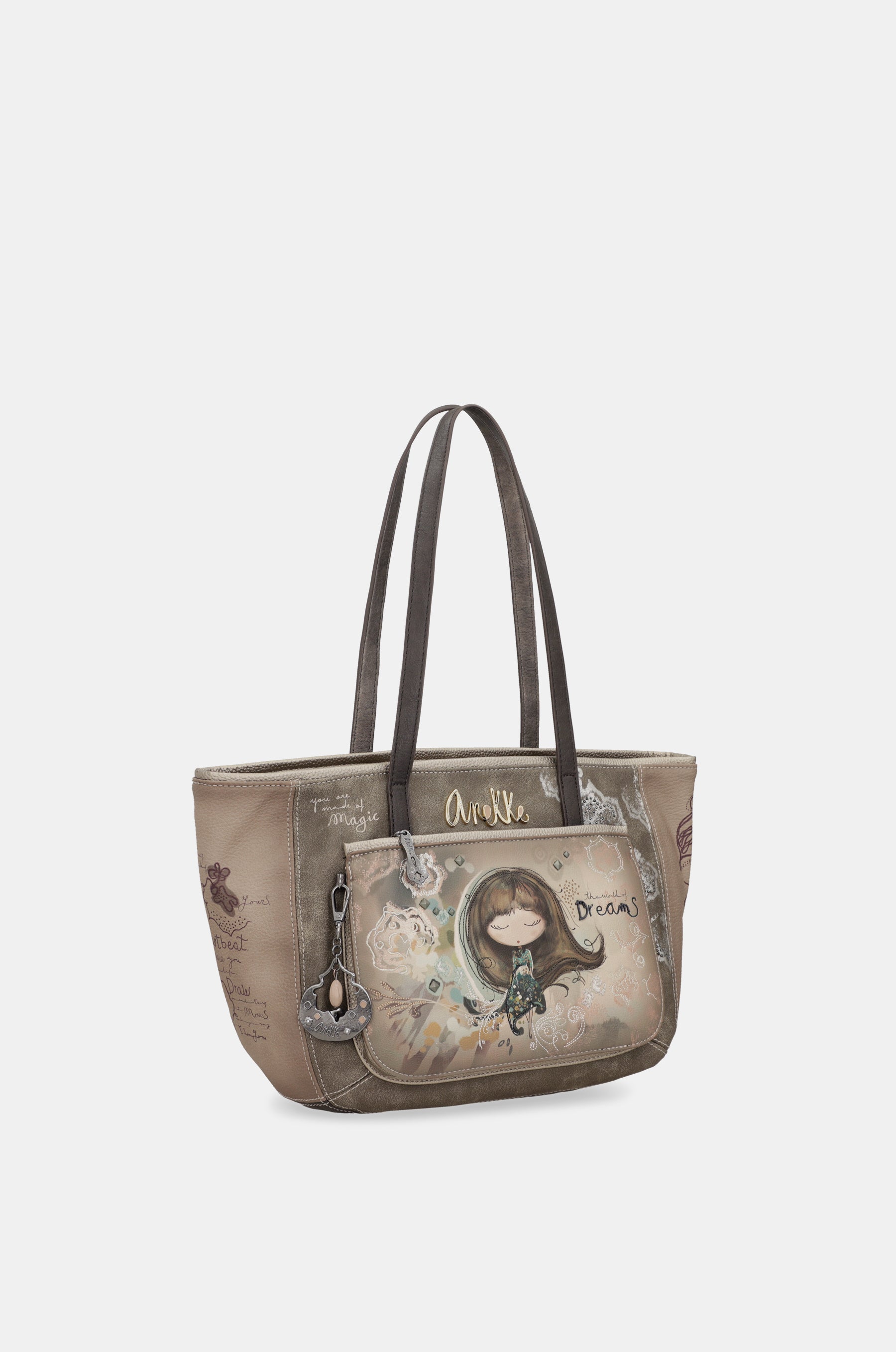 Bolso de hombro grande Real