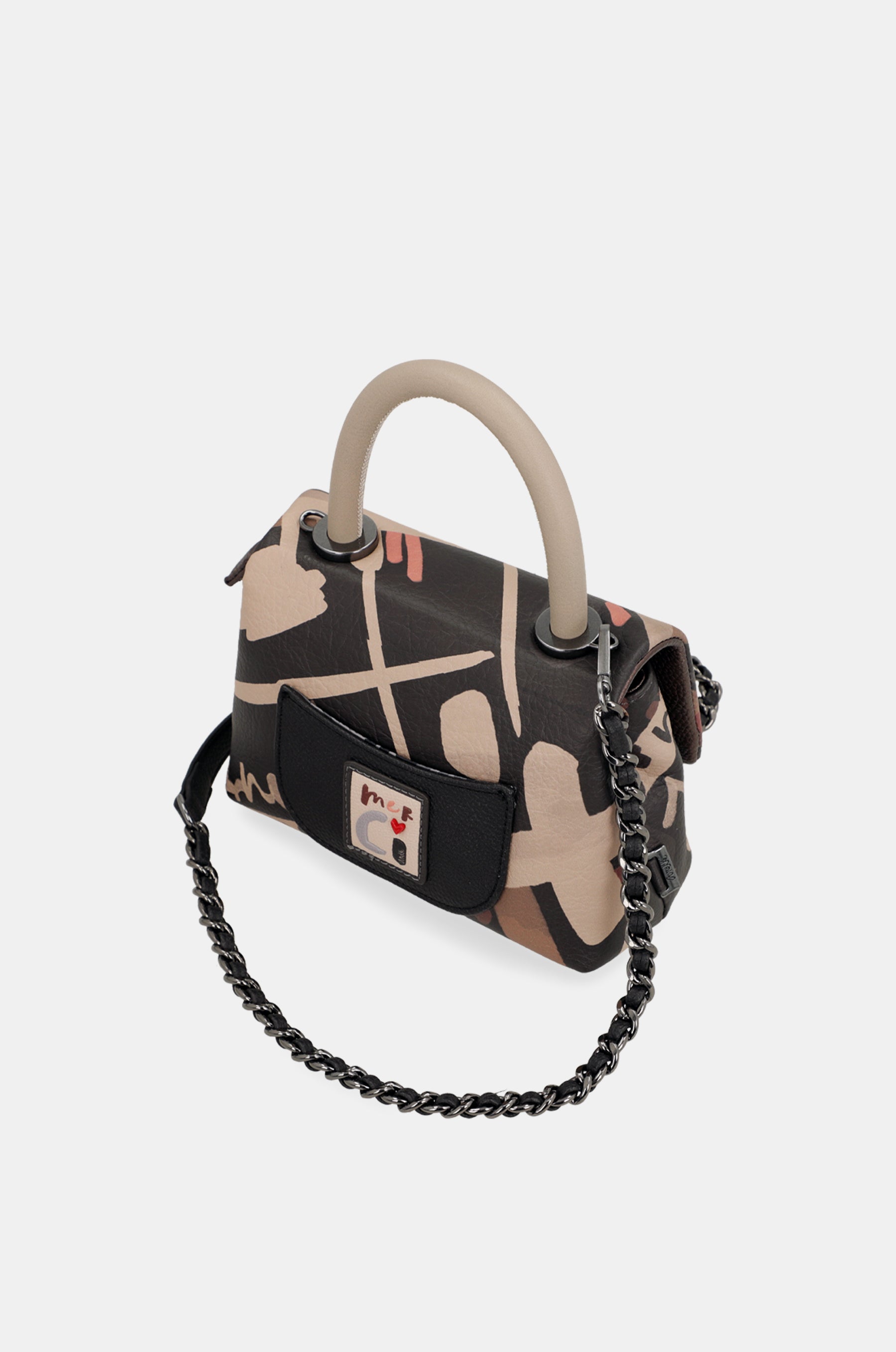 Bandolera de solapa pequeña Parisian