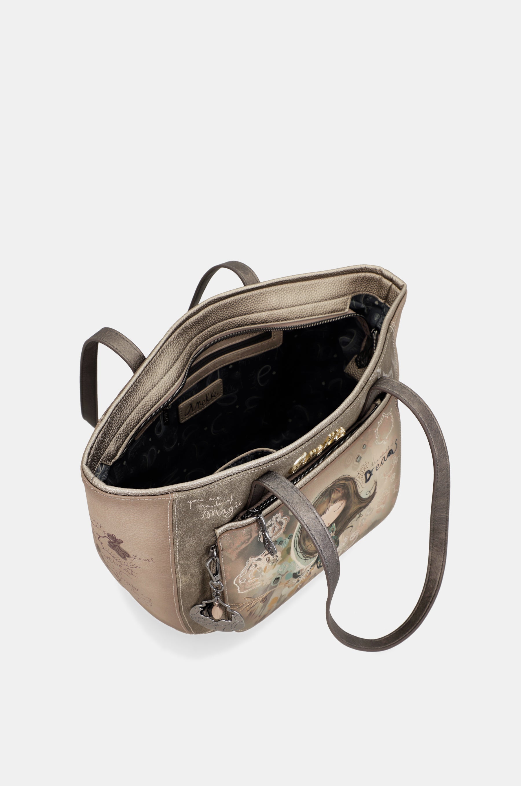 Bolso de hombro grande Real
