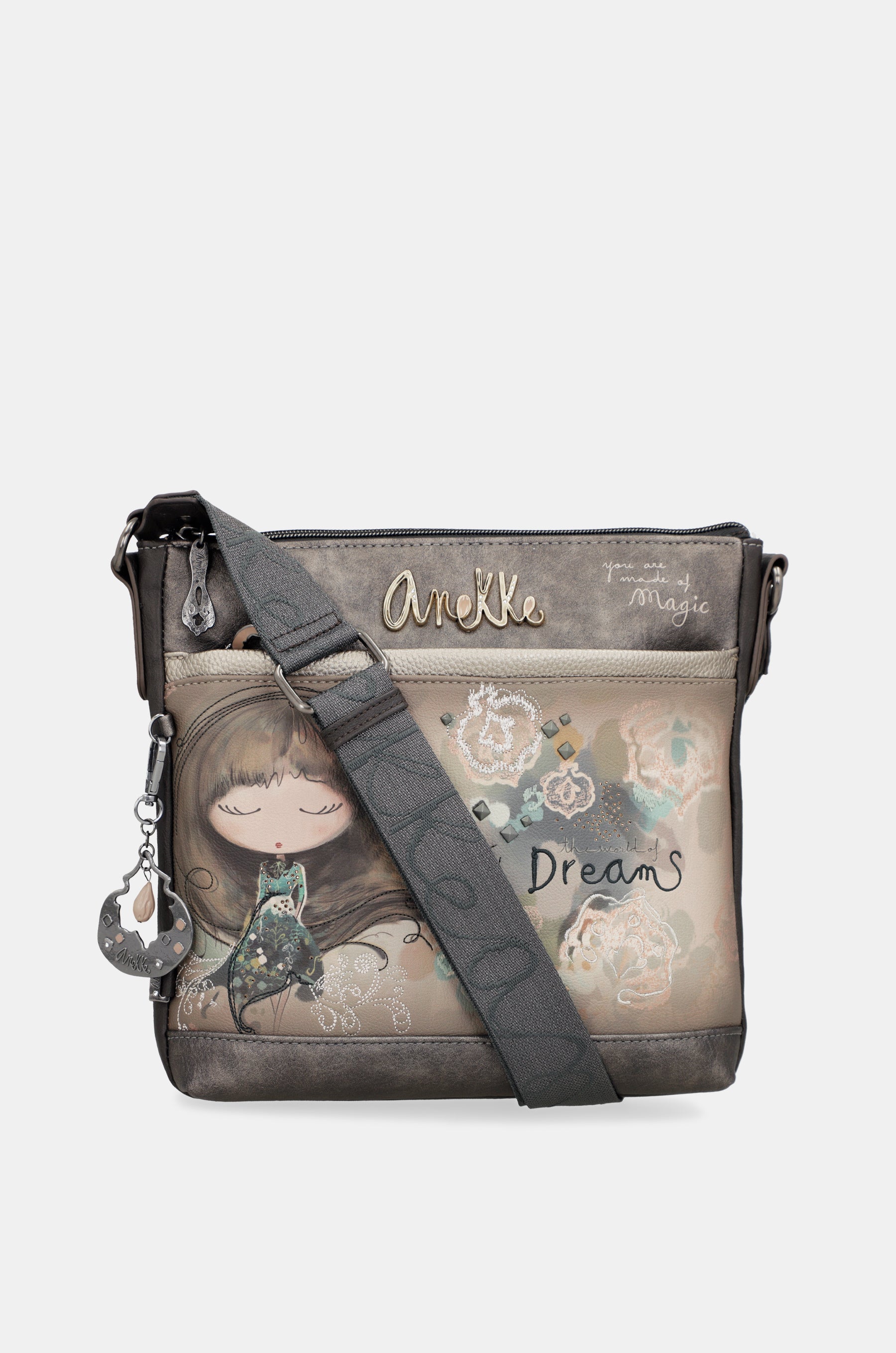 Bandolera con bolsillo frontal Real