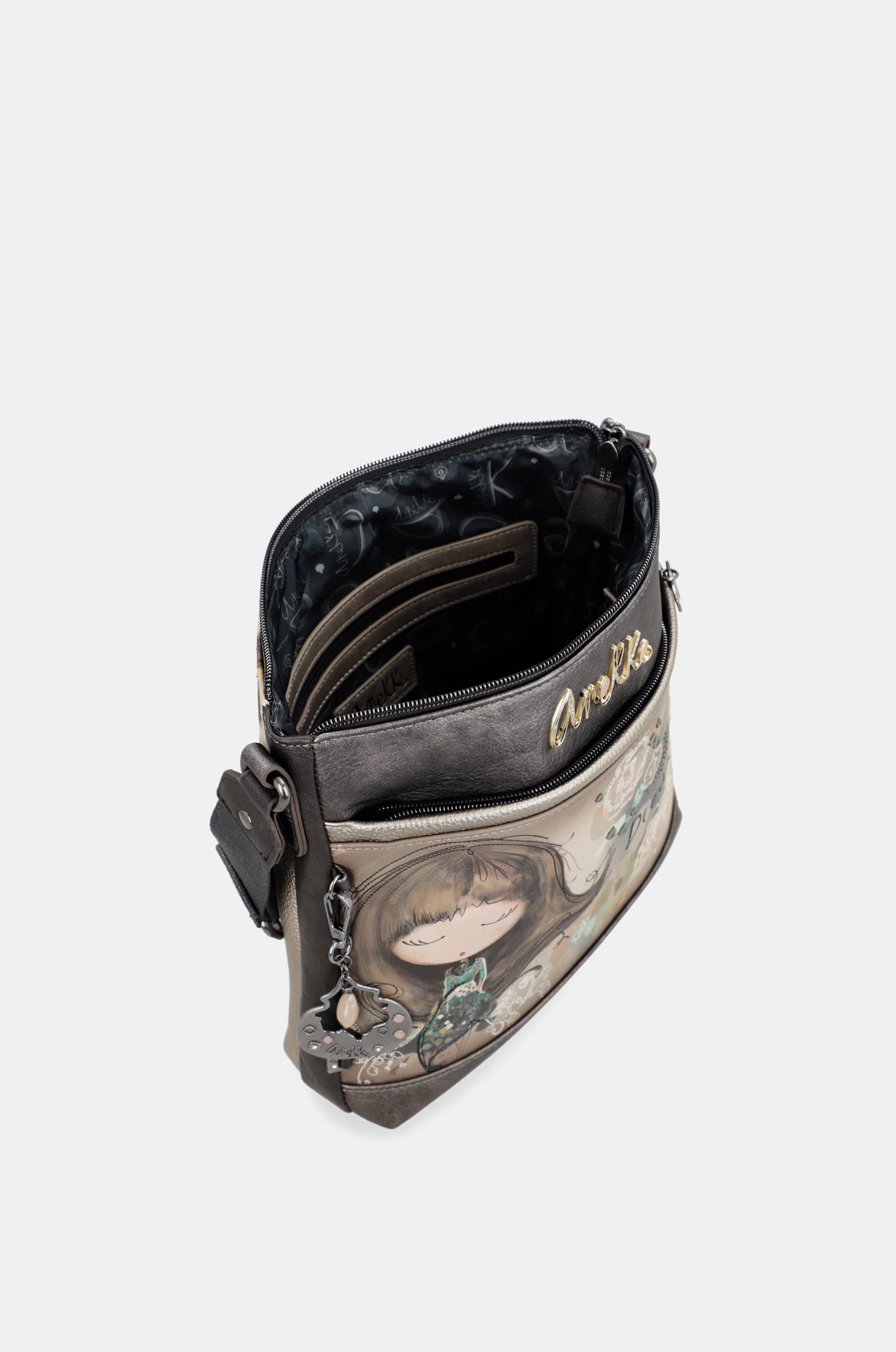 Bandolera con bolsillo frontal Real