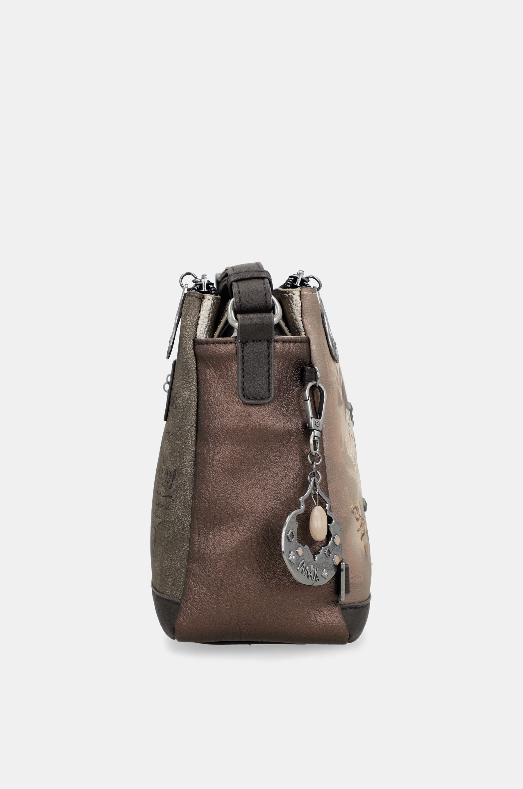 Bandolera estampada 3 compartimentos Real