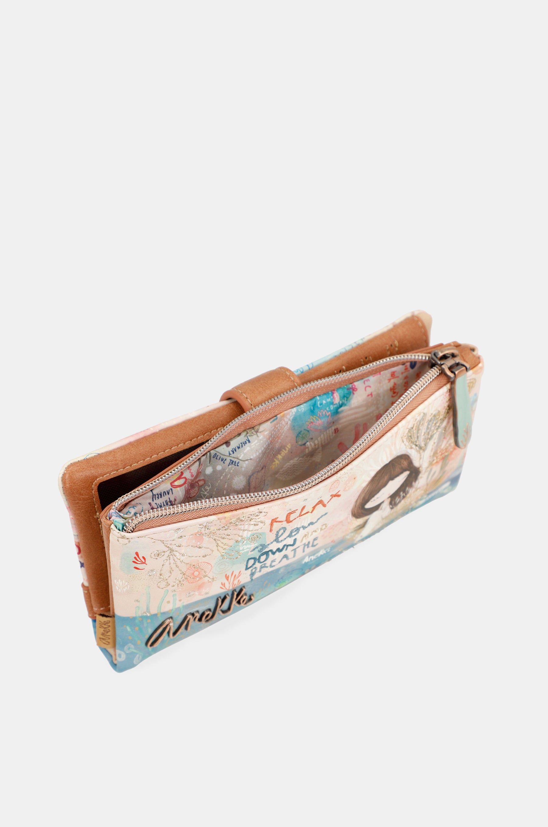 Billetero grande tejido flexible Mediterranean