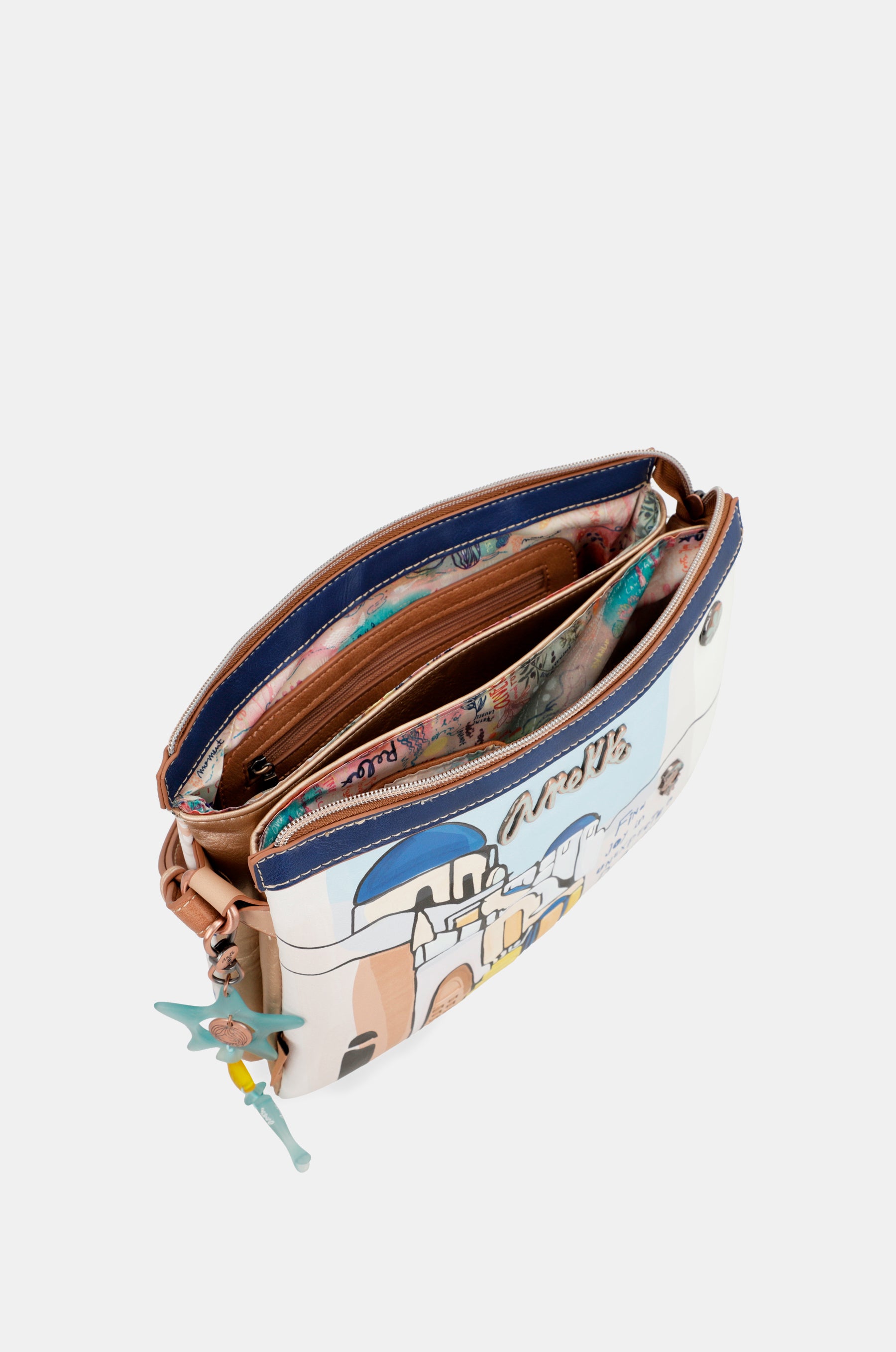 Bandolera triple compartimento Sunrise