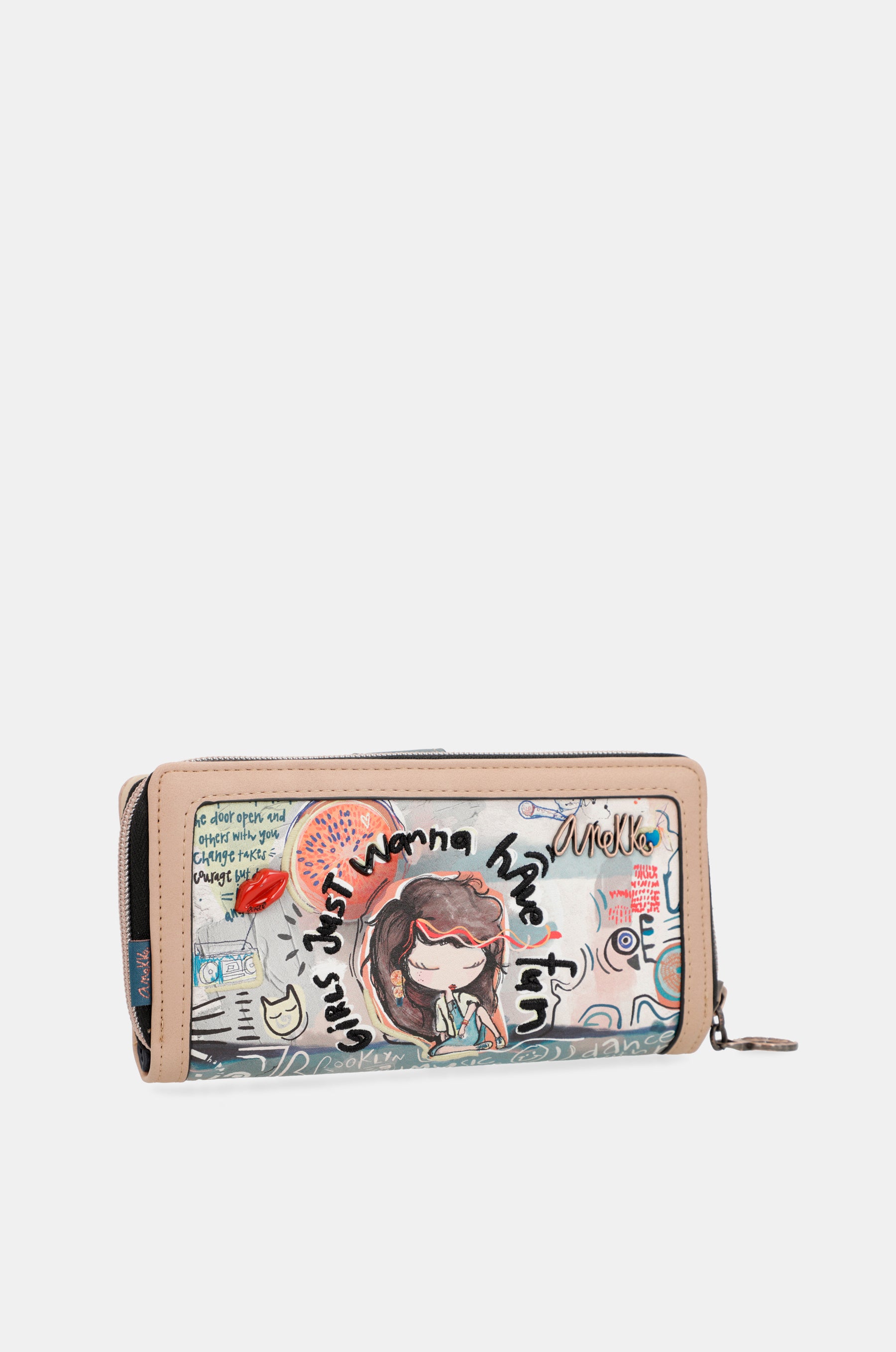 Billetero grande estampado Fun & Music