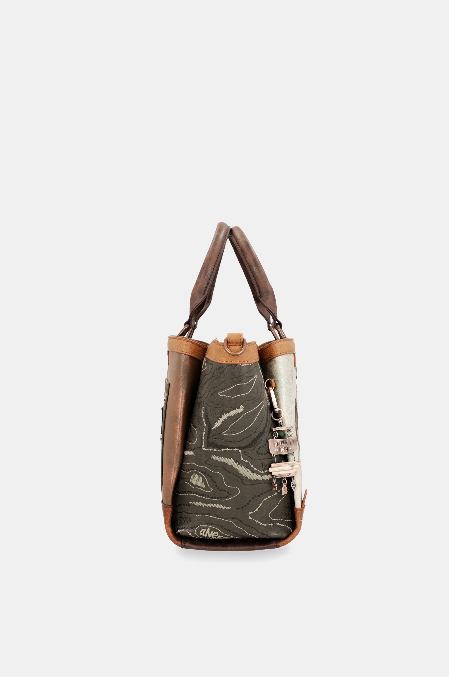 Bolso de dos asas con triple compartimento The Forest