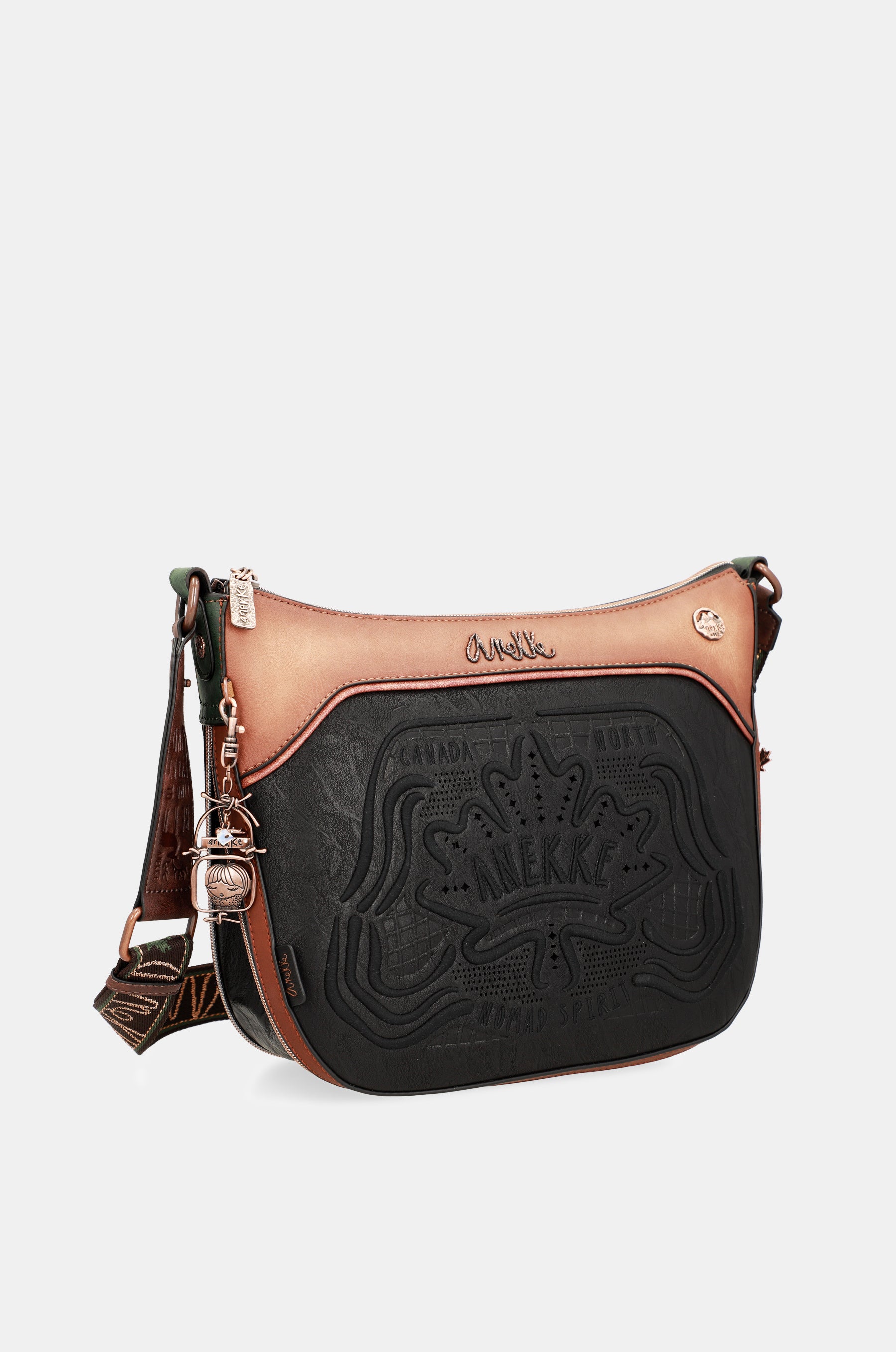 Bandolera grande negra Wild