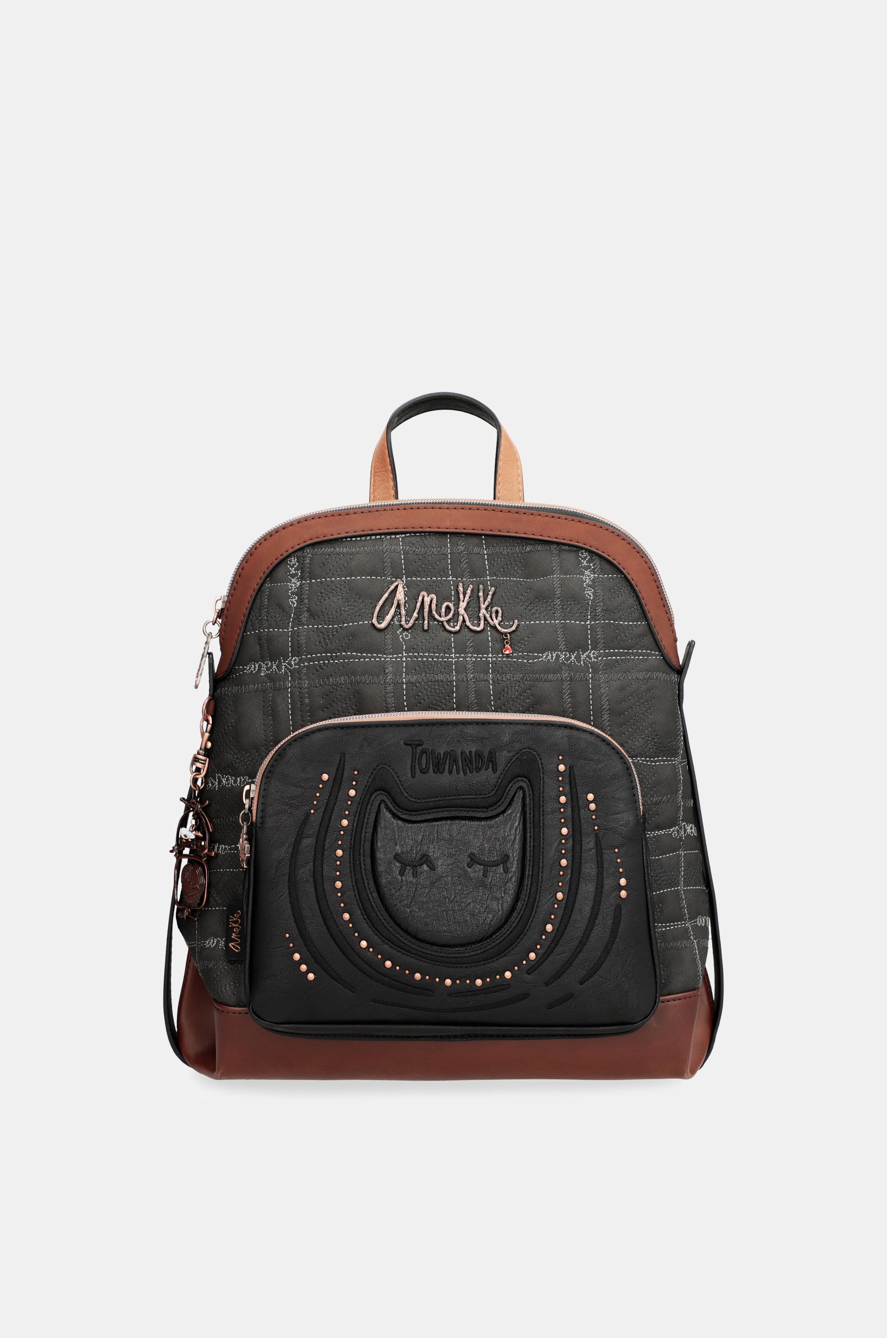 Mochila de paseo negra Wild