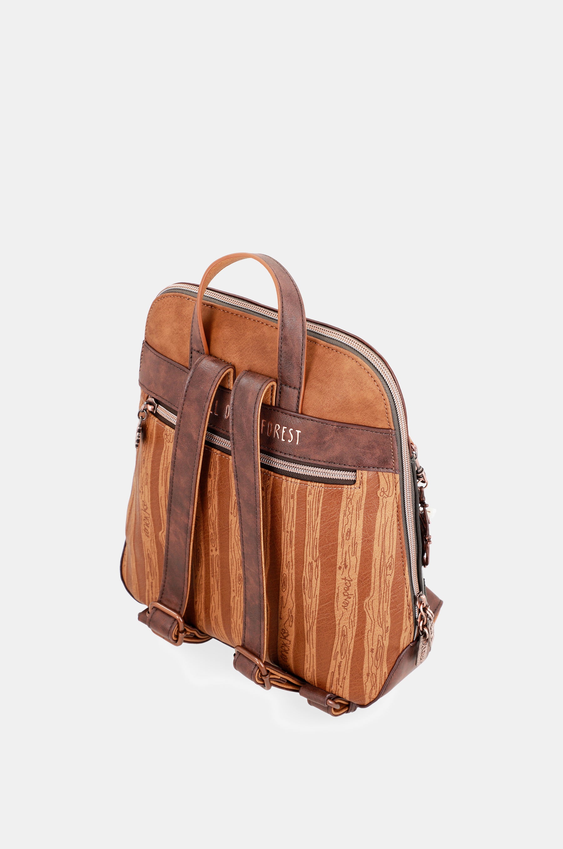 Mochila de paseo verde Wild