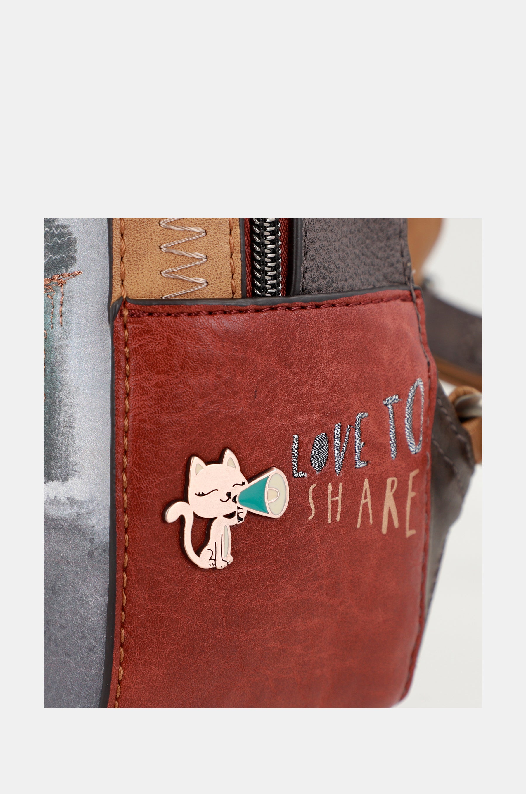Mochila estampada Voice
