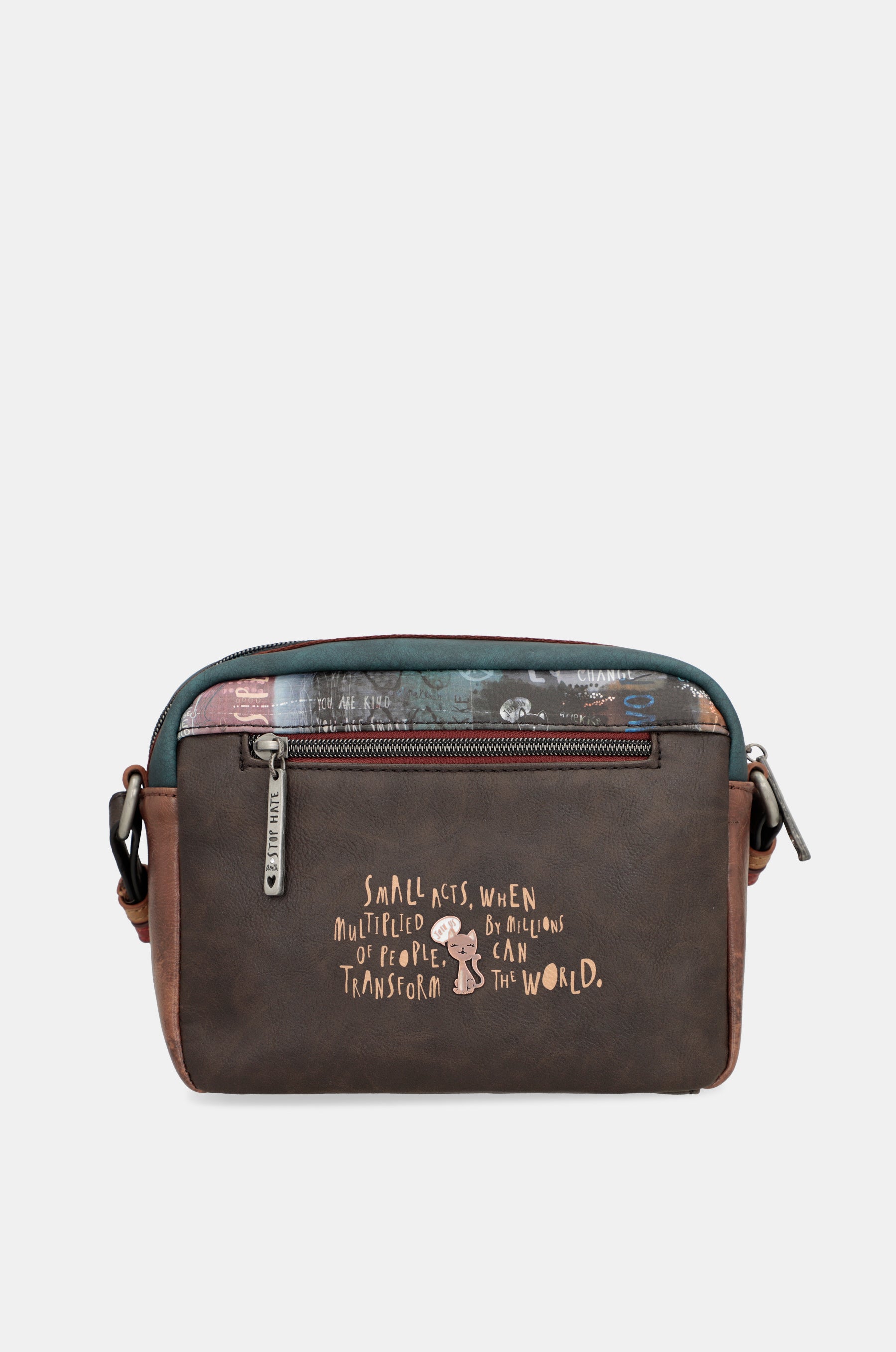 Bandolera con bolsillo frontal Respect