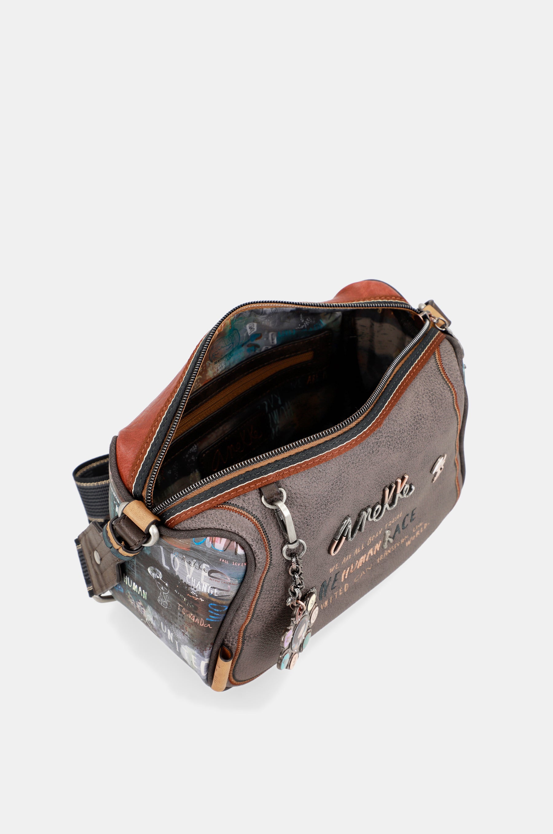 Bandolera estampada Respect