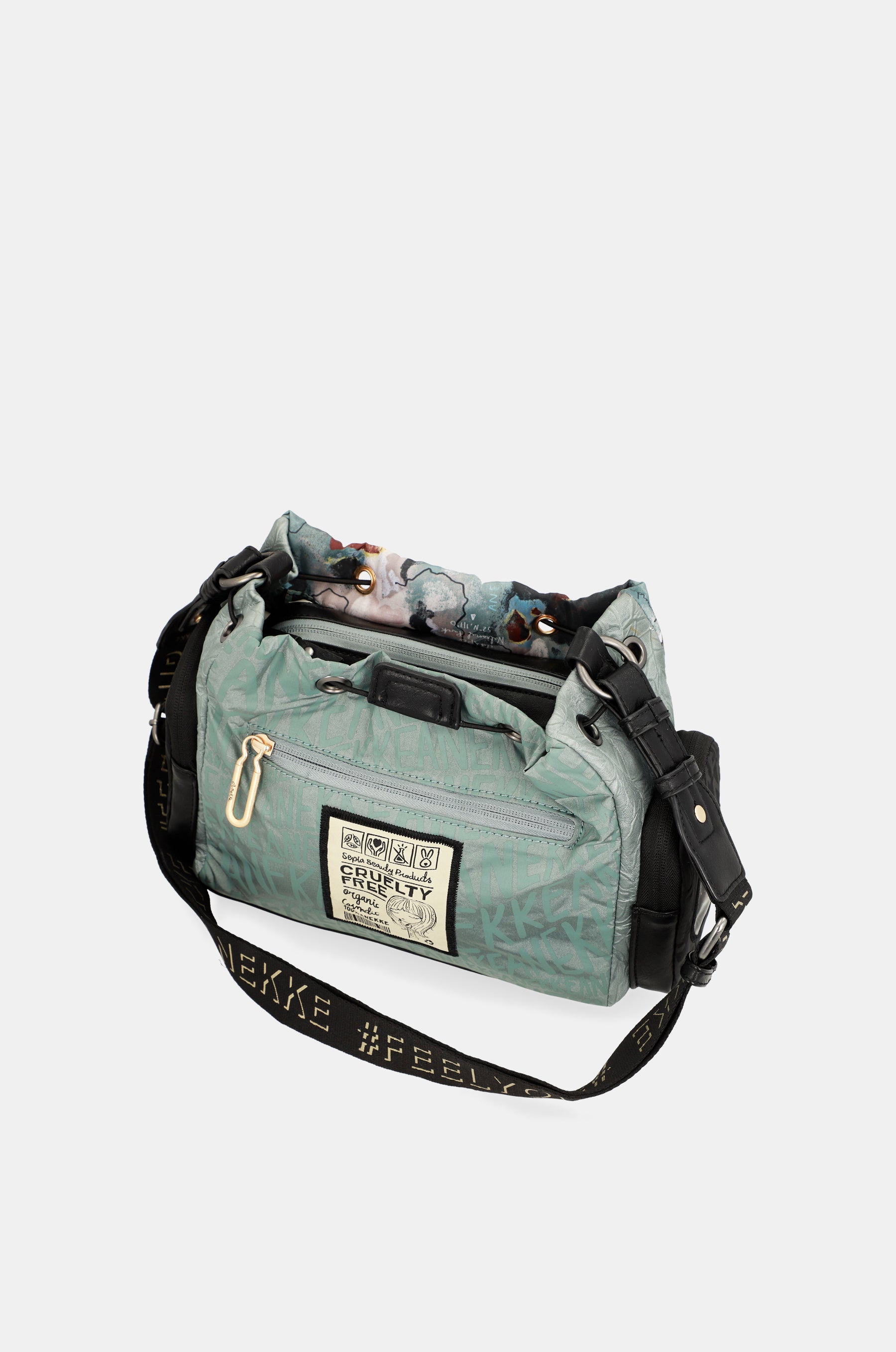 Bolso tipo bombonera Nature Woods