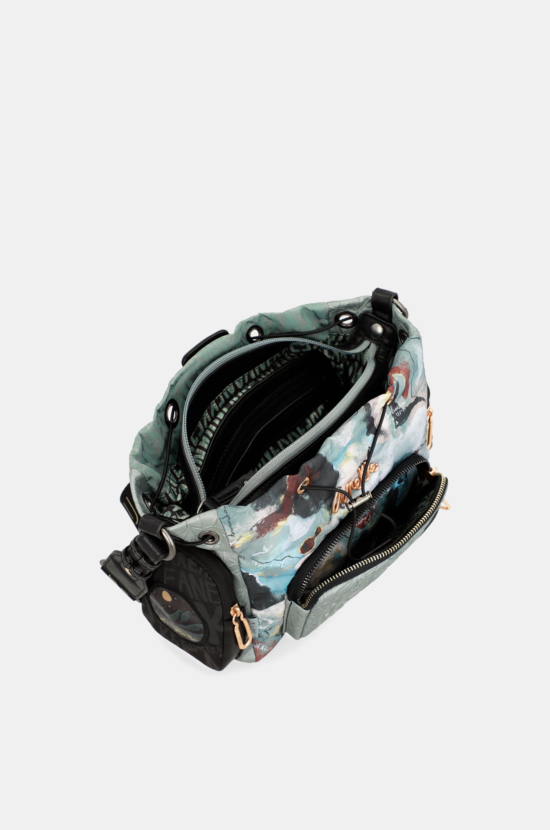 Bolso tipo bombonera Nature Woods