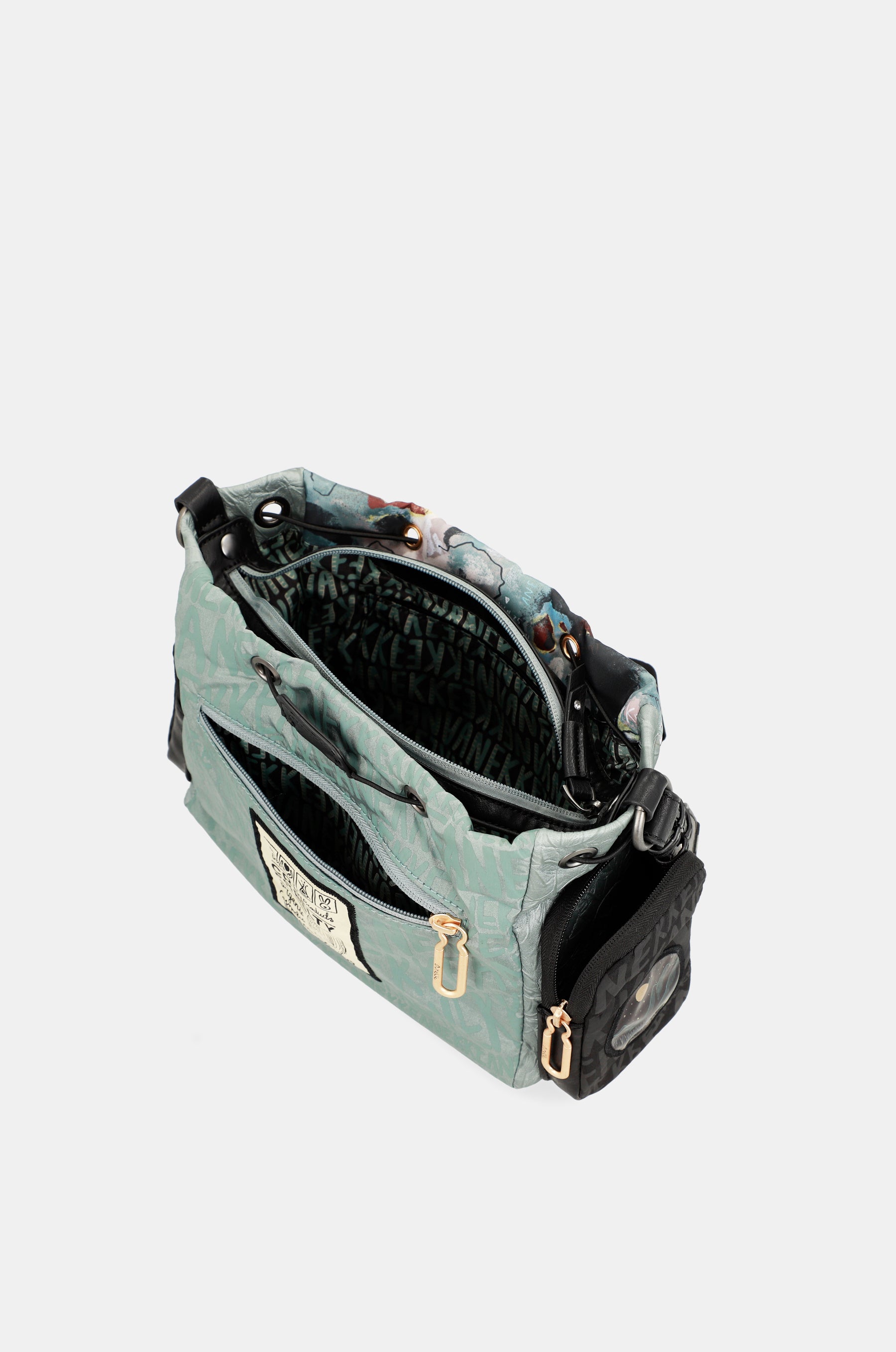 Bolso tipo bombonera Nature Woods