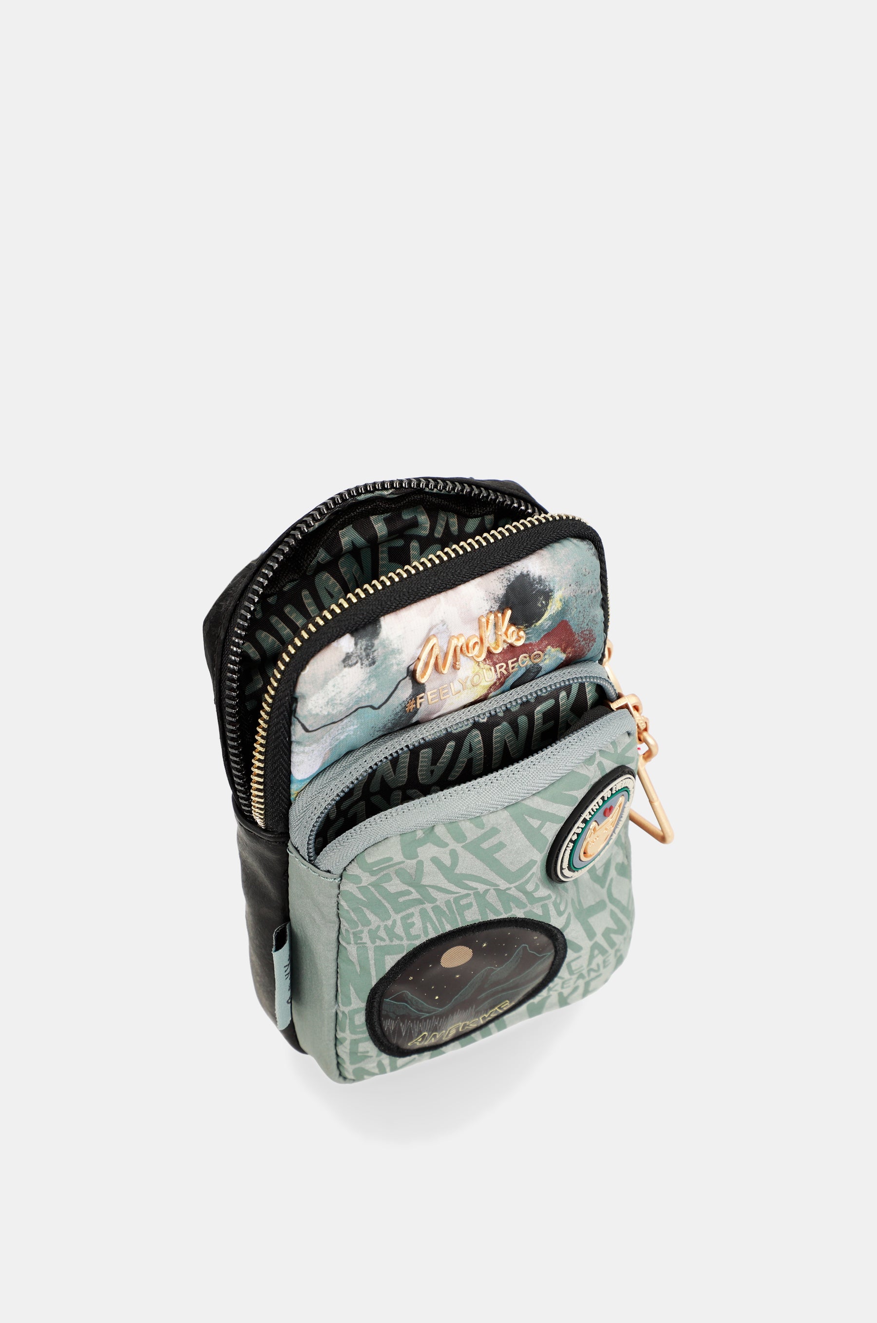 Mini bandolera con bolsillo Nature Woods