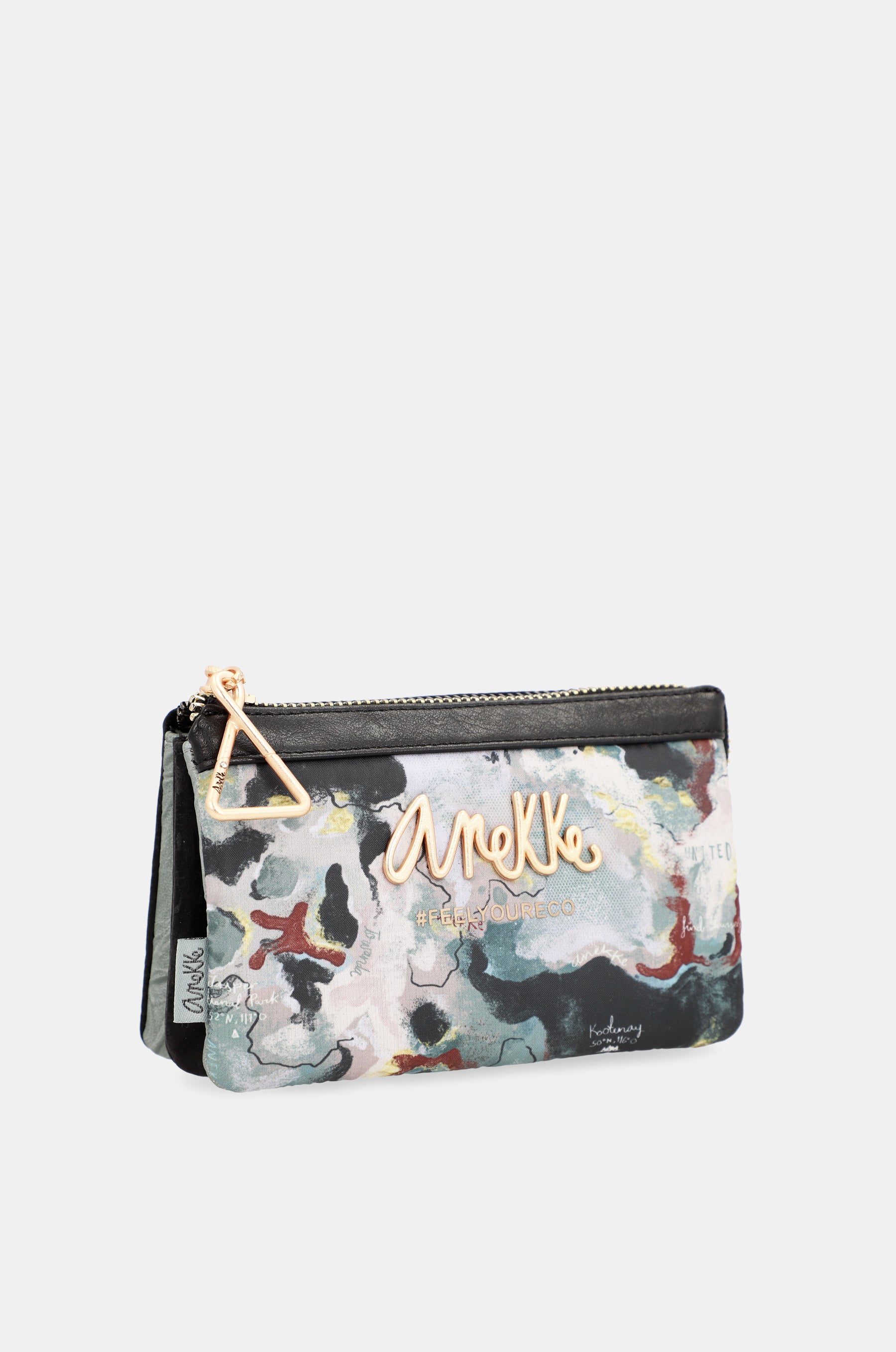 Monedero triple compartimento Nature