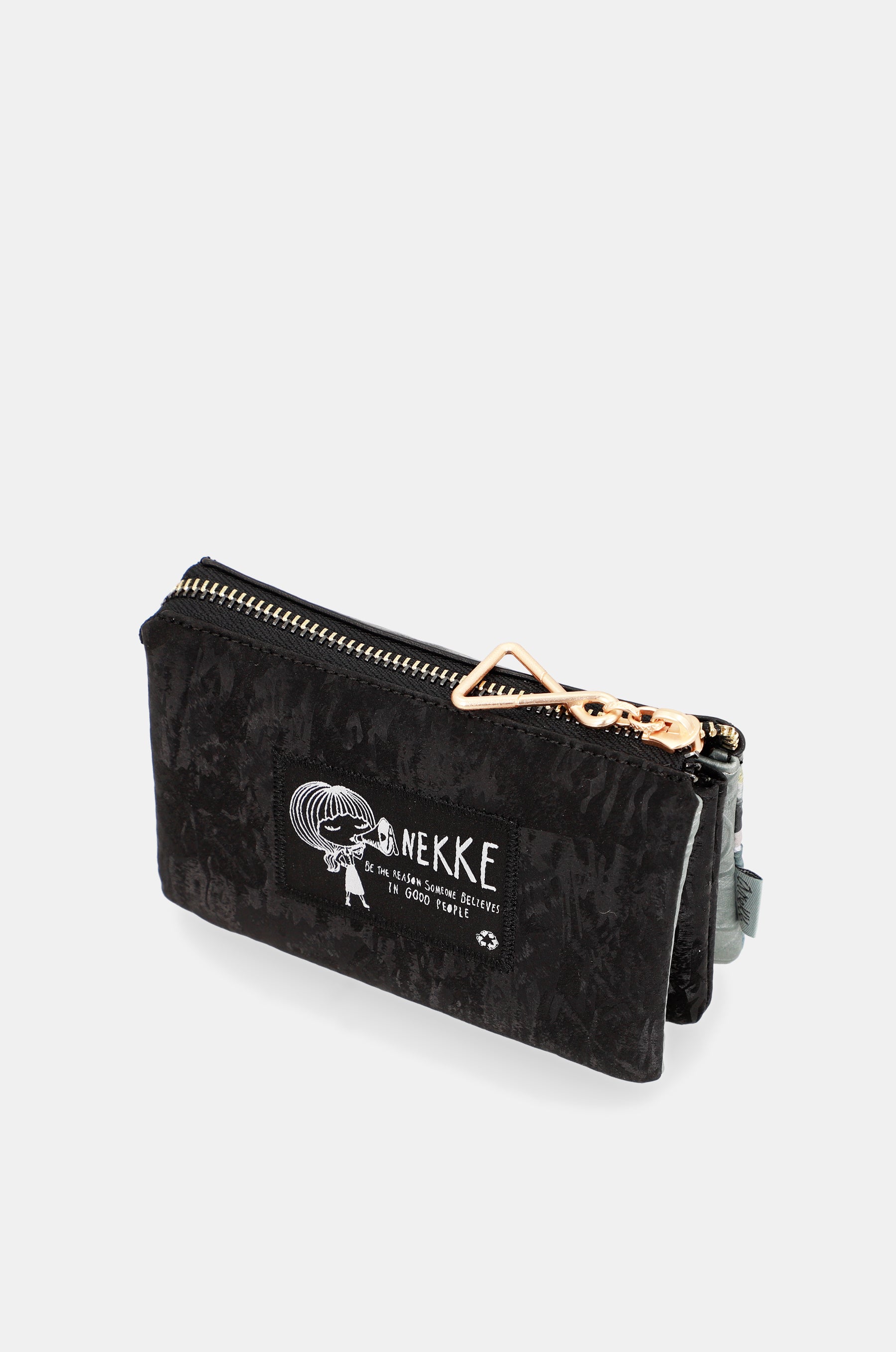 Monedero triple compartimento Nature
