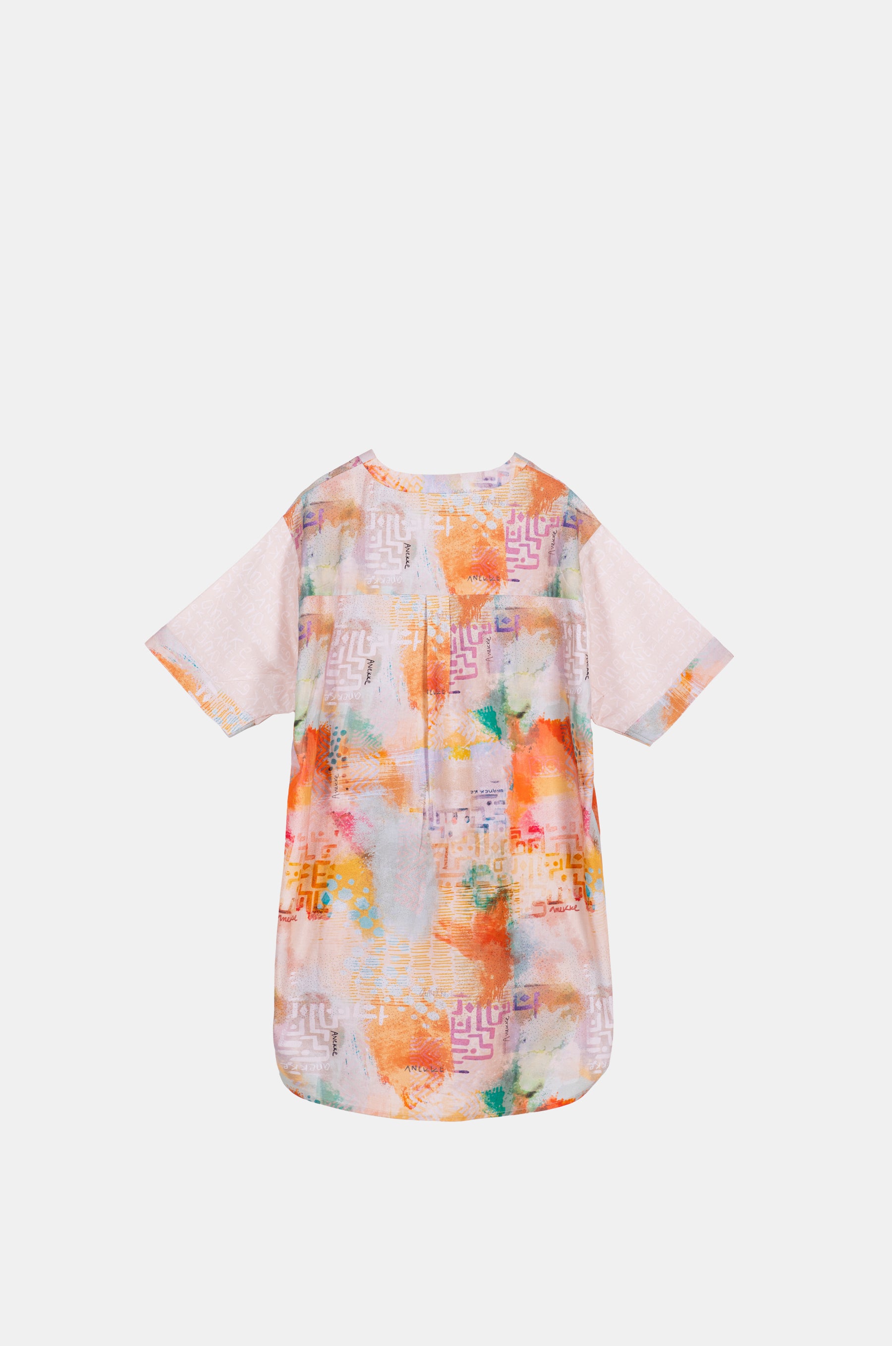 Vestido corto estampado