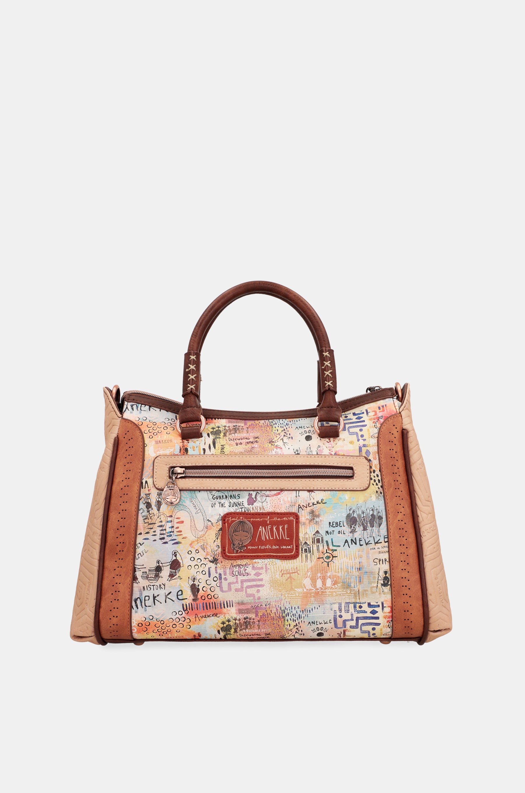 Bolso grande de asas con bandolera Menire