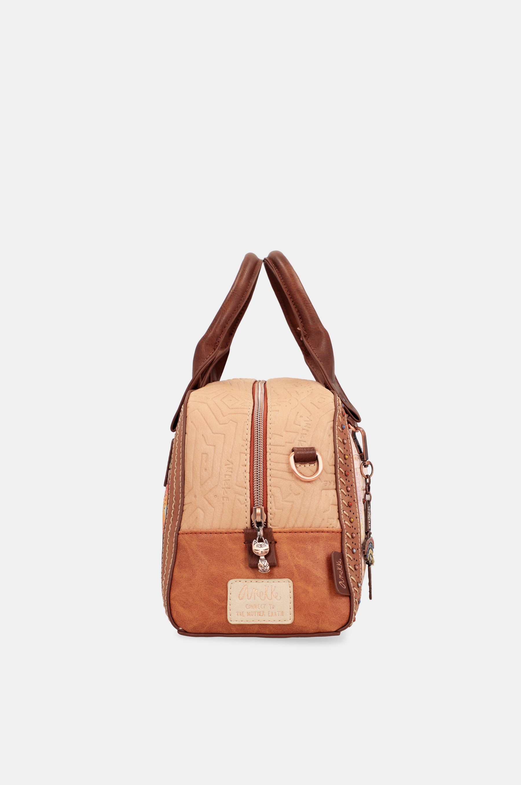 Bolso dos asas con bandolera Menire