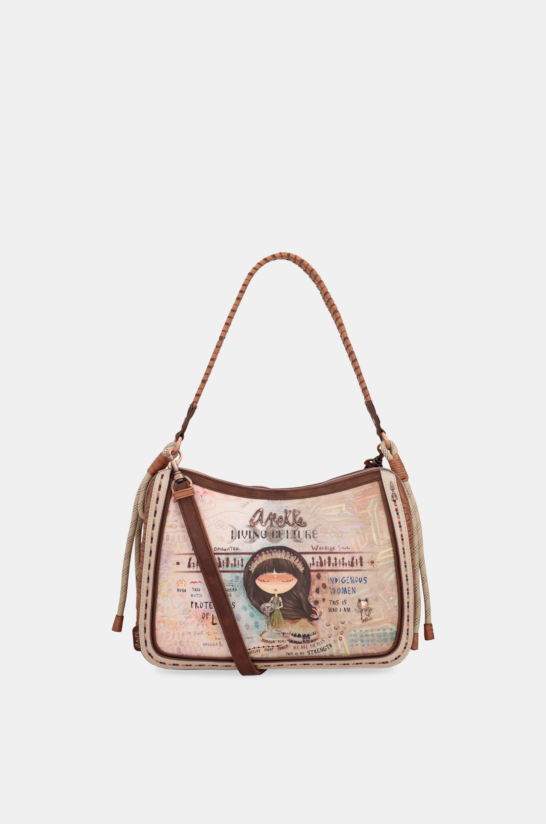 Bolso de hombro con bandolera menire