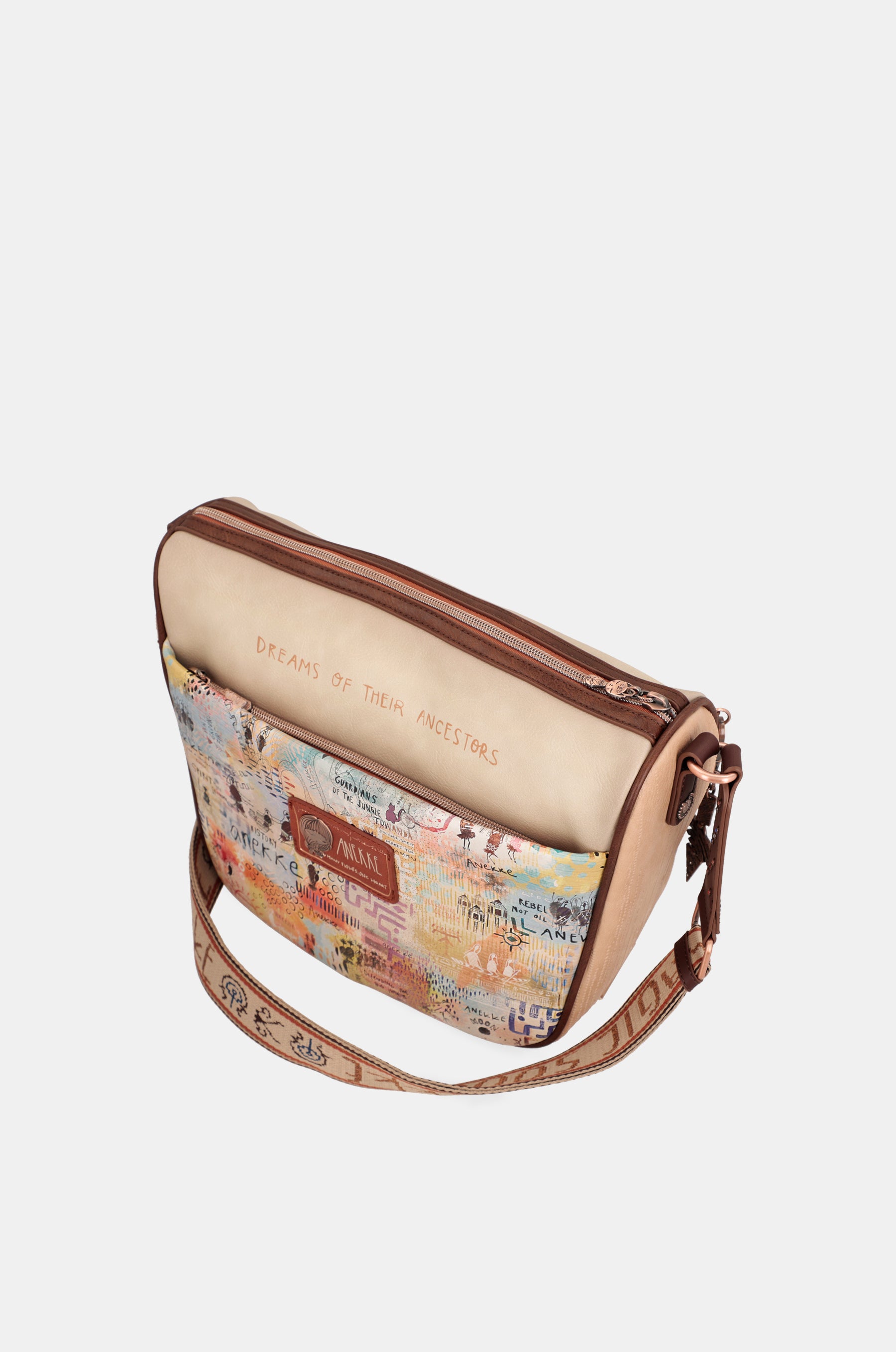 Bandolera grande con bolsillos Menire