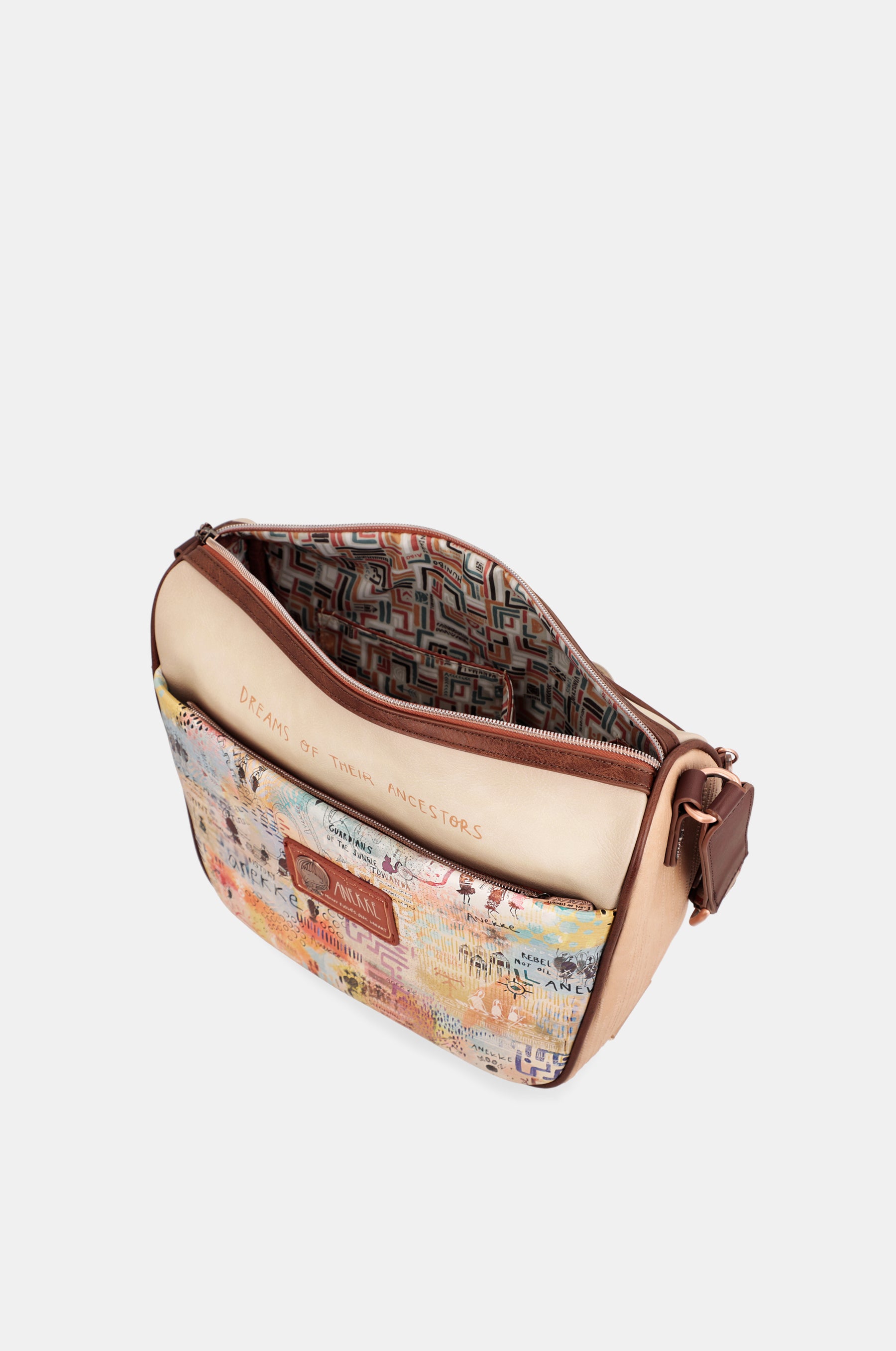 Bandolera grande con bolsillos Menire