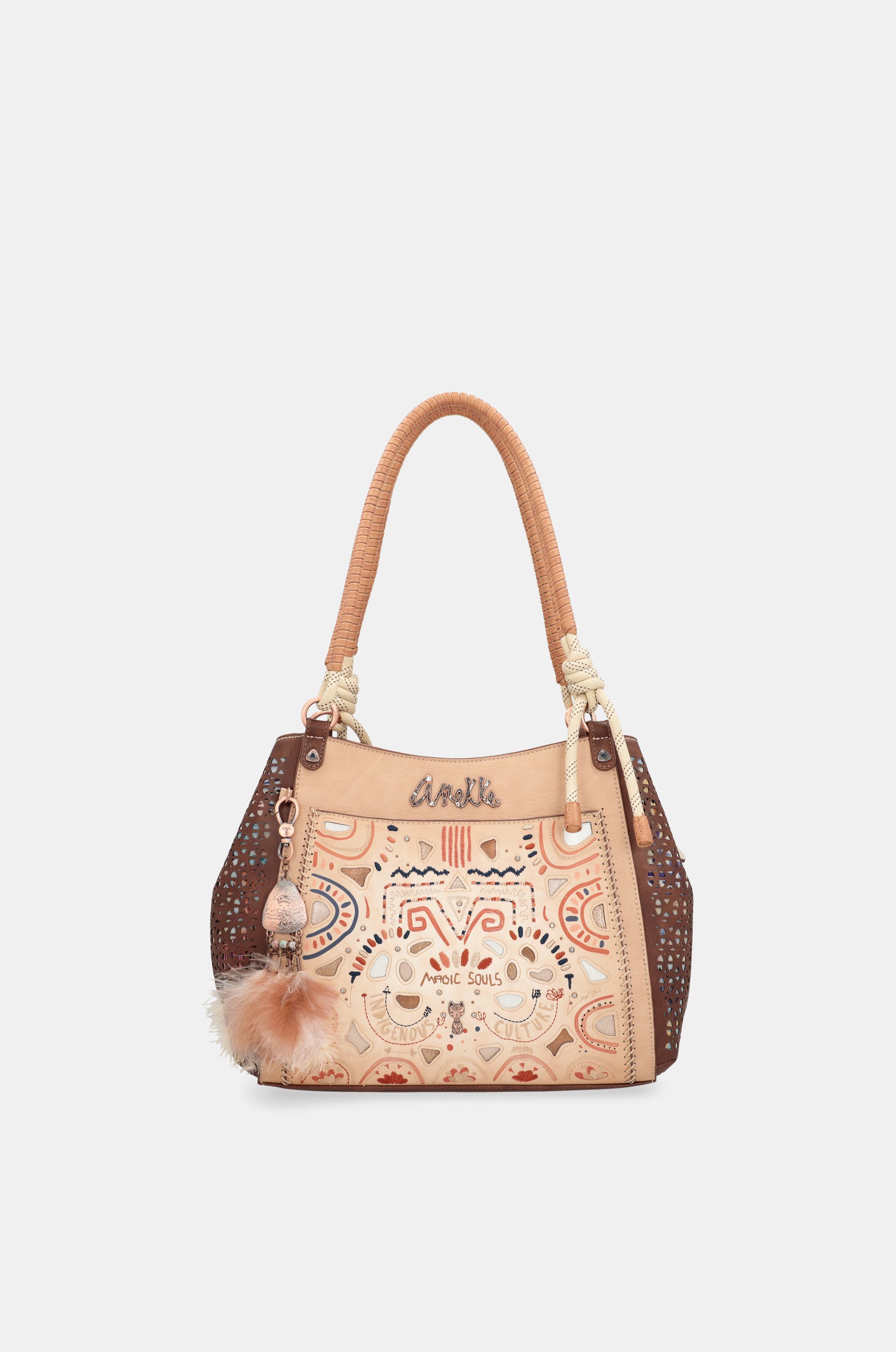 Bolso tote asas trenzadas Tribe