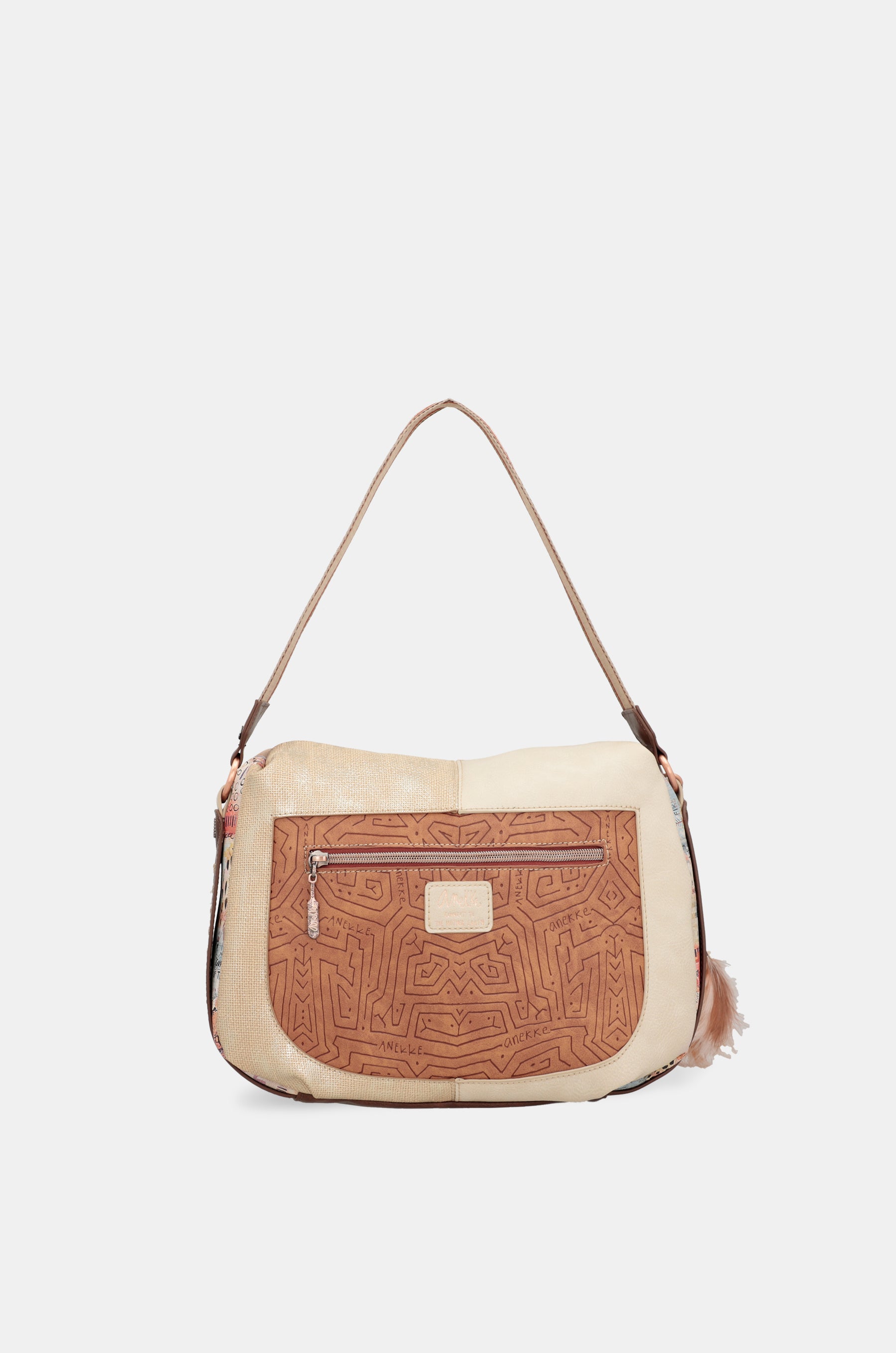 Bolso grande de hombro con bandolera Tribe