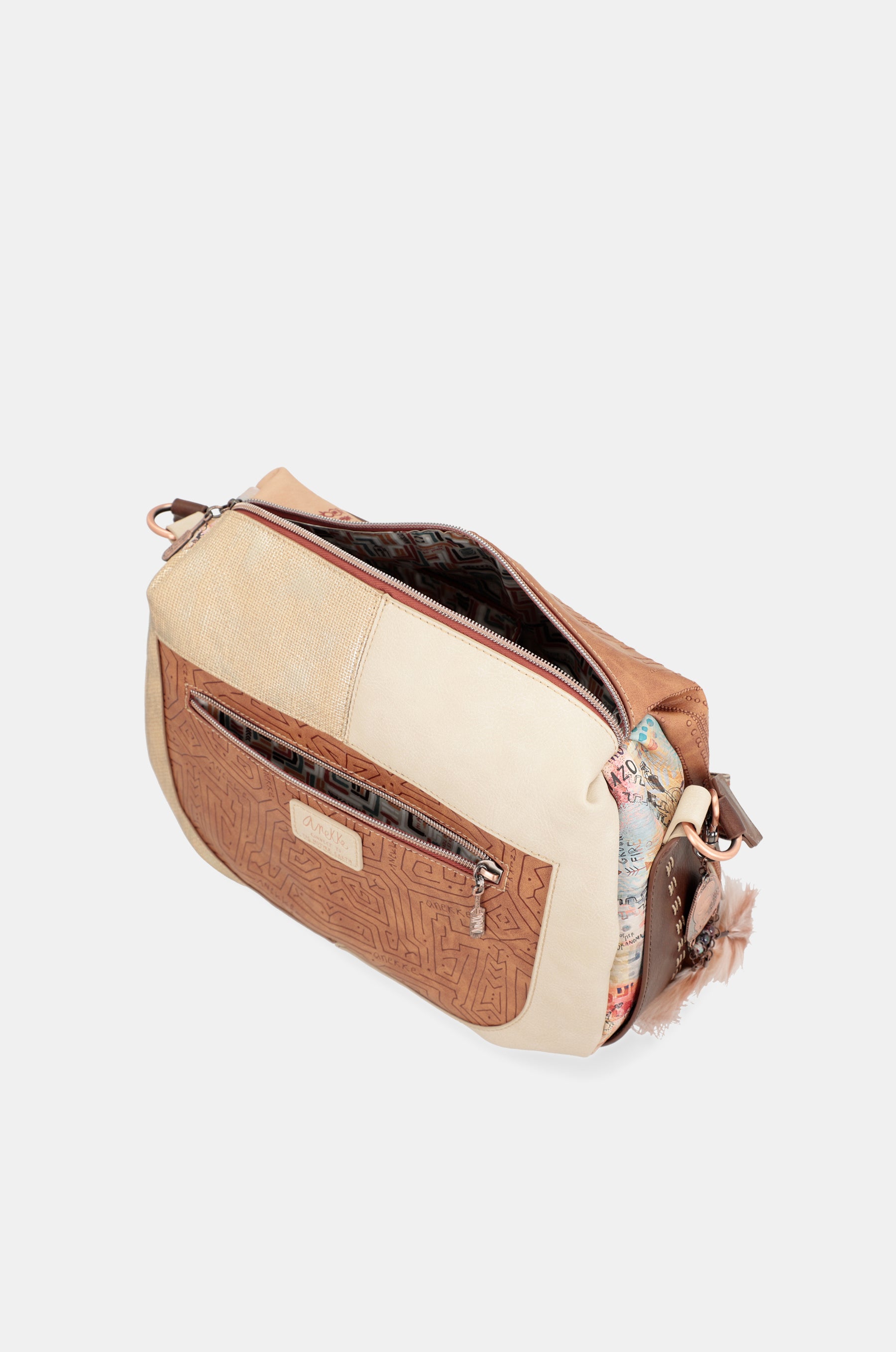 Bolso grande de hombro con bandolera Tribe