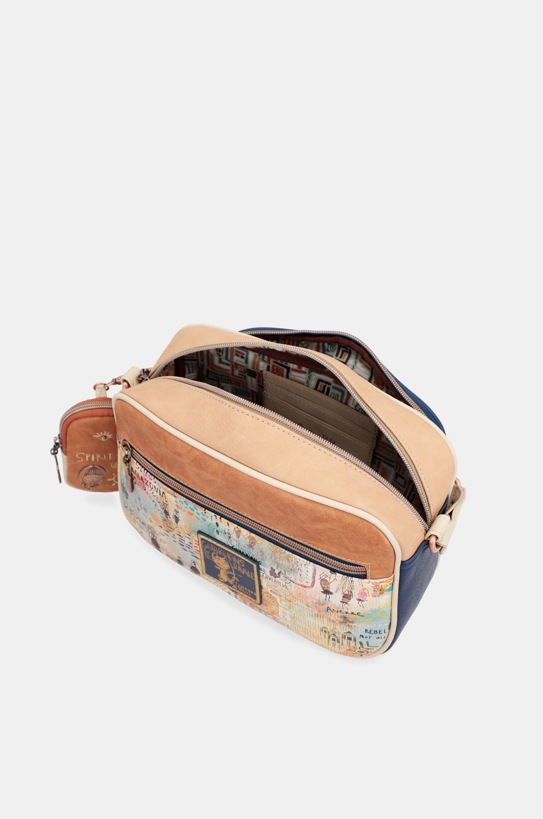 Bandolera azul marino Tribe