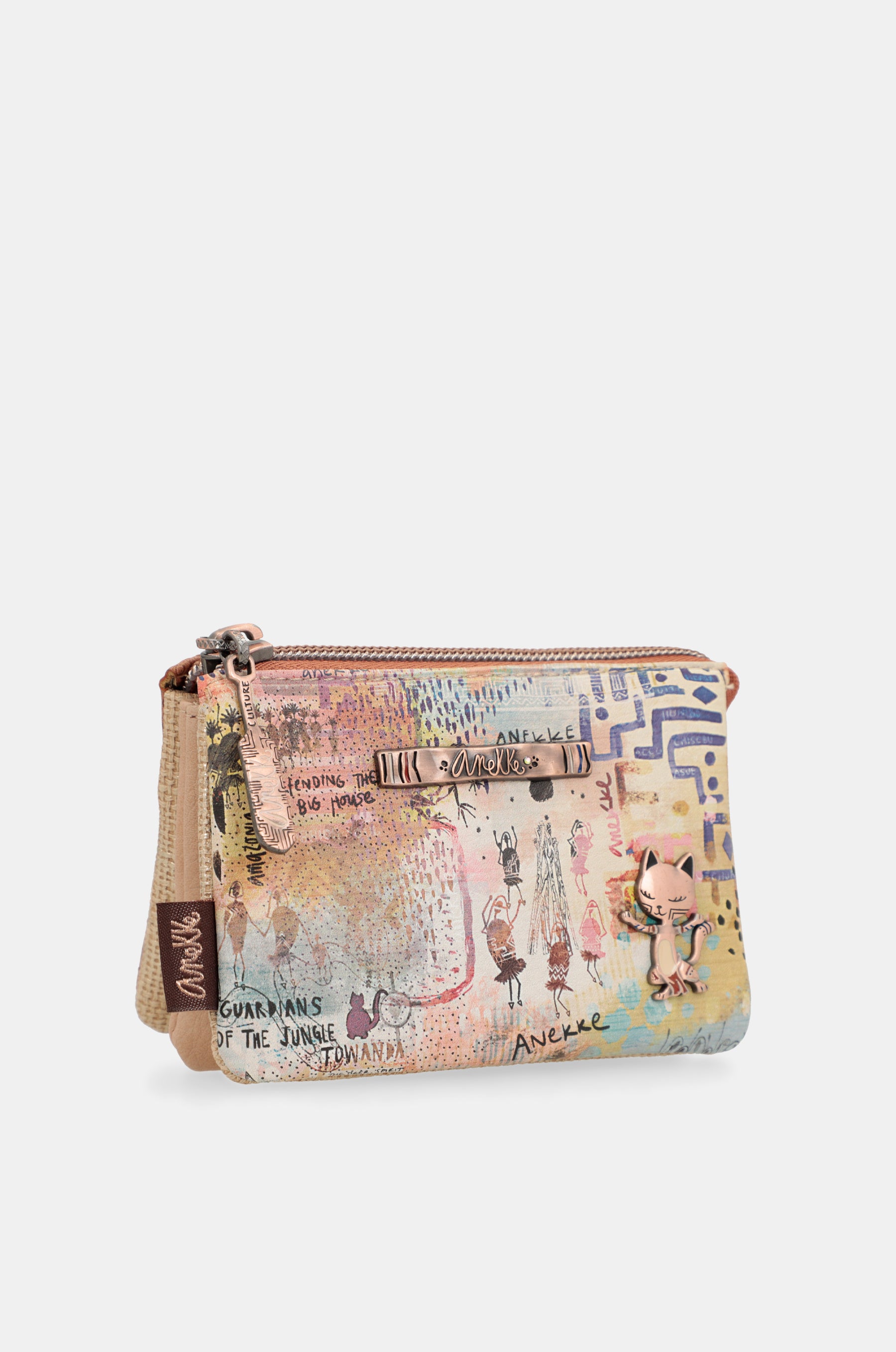 Monedero triple compartimento Tribe