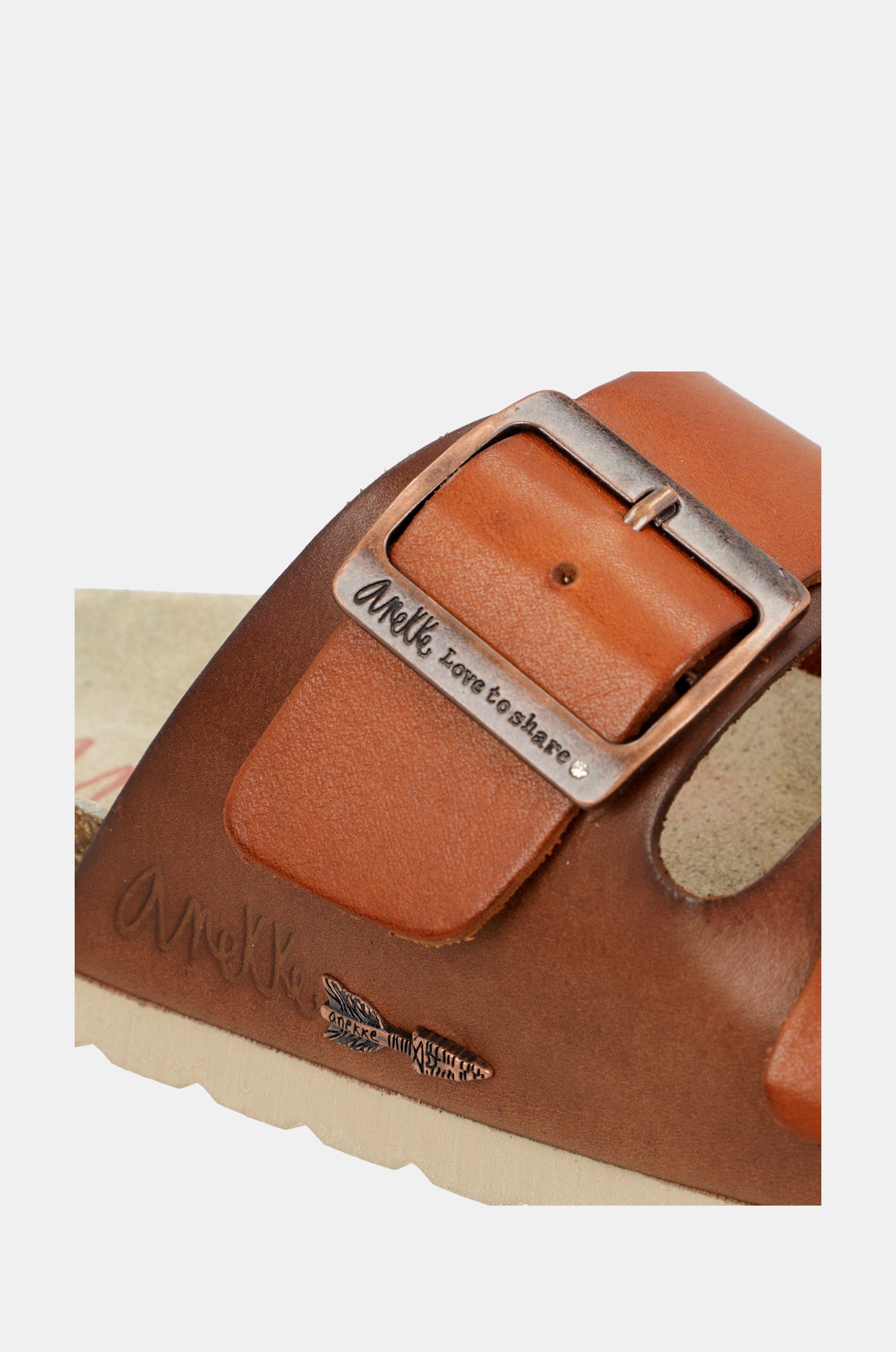 Sandalias bio de mujer marrón Menire