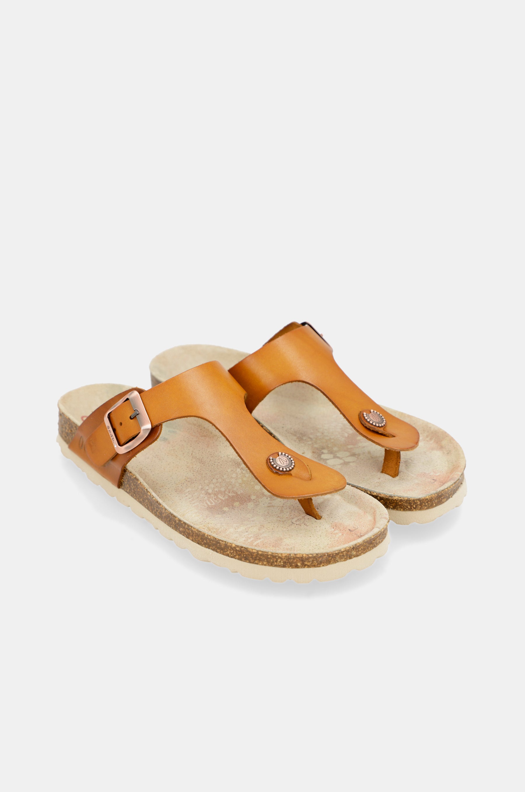 Sandalias bio de mujer tostado Amazonia