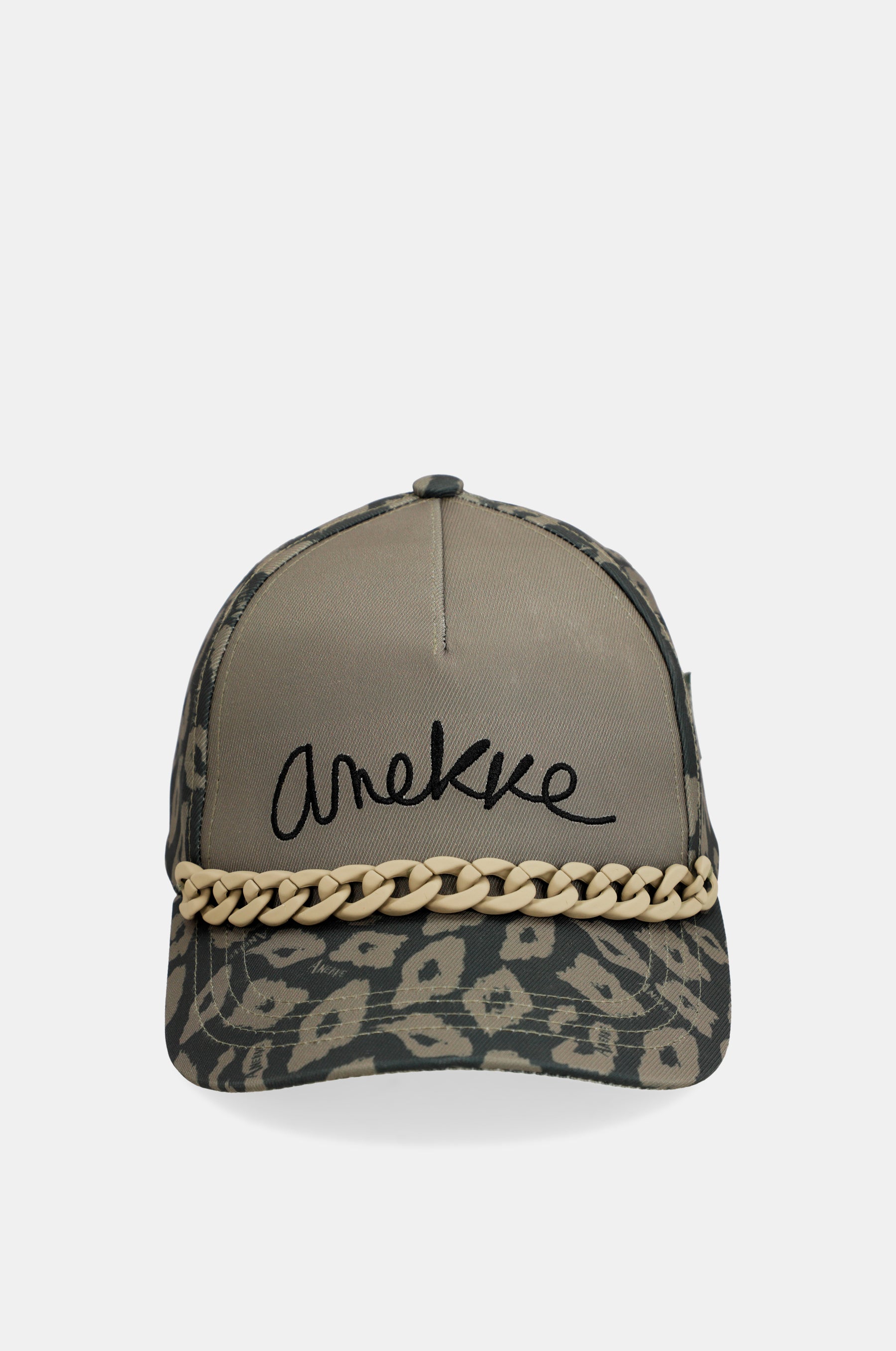 Gorra de mujer leopardo