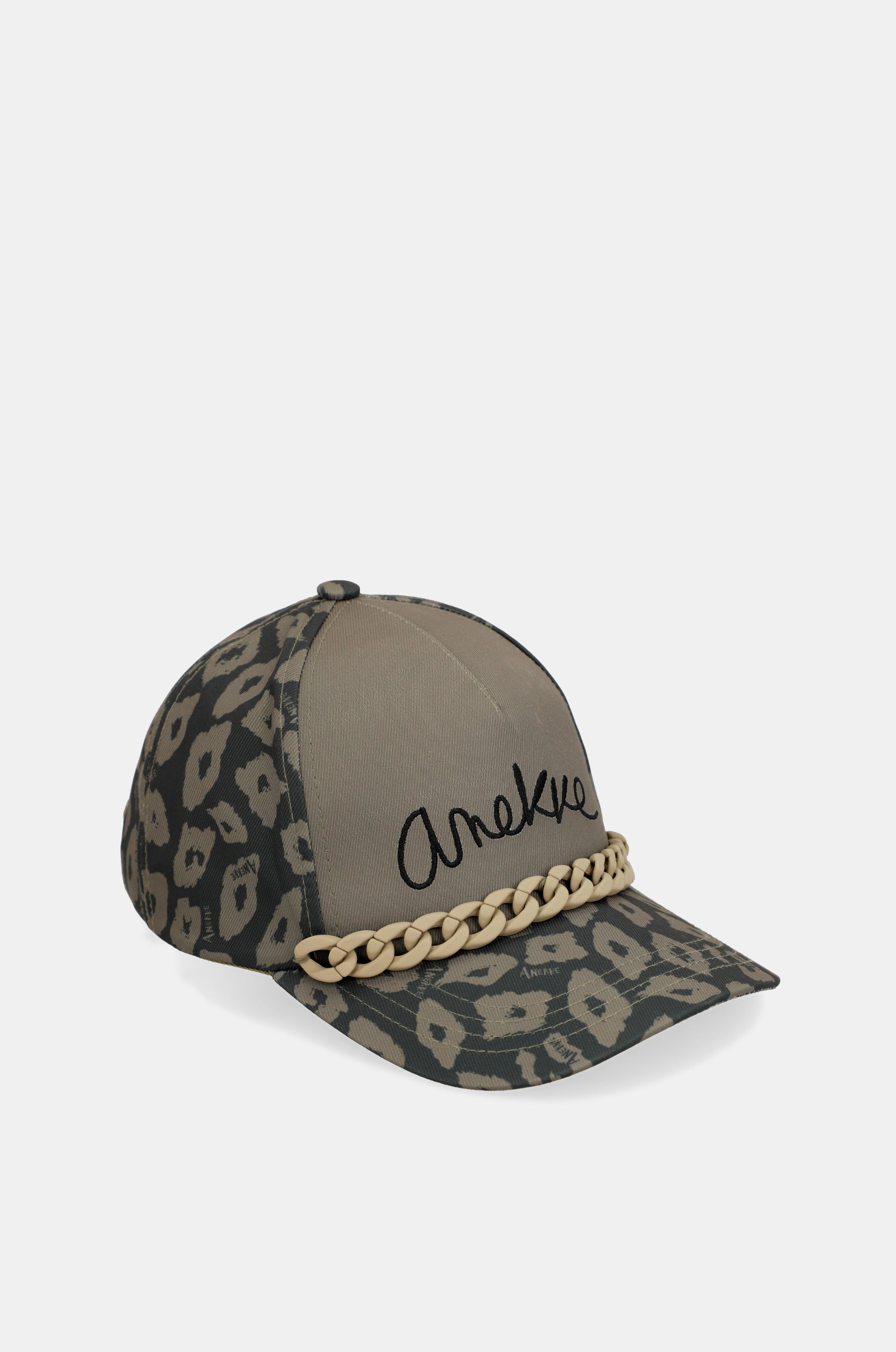 Gorra de mujer leopardo