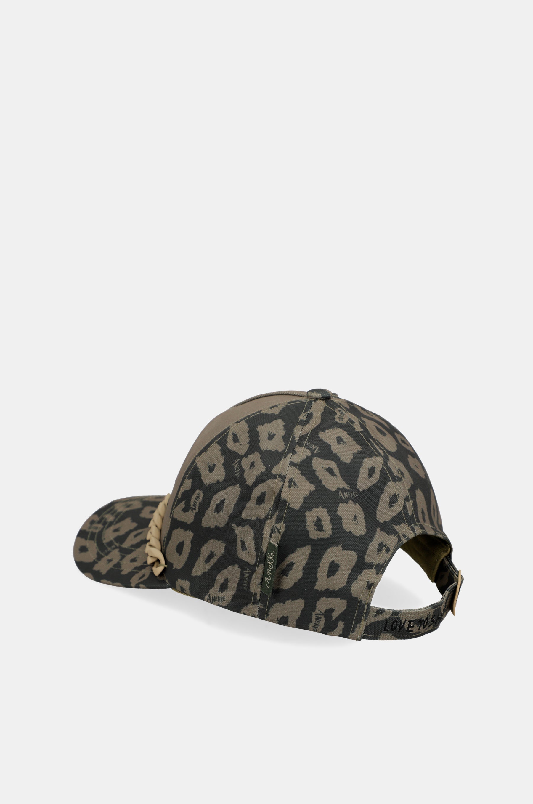 Gorra de mujer leopardo