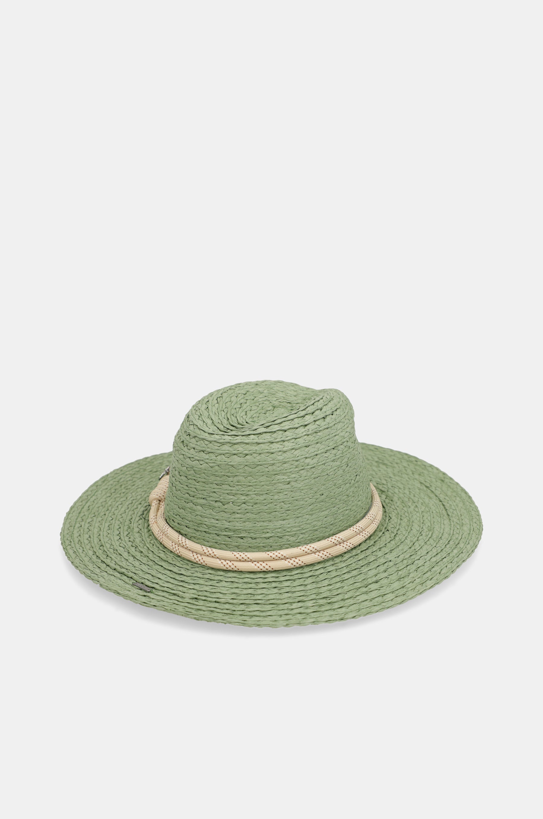 Sombrero rafia verde